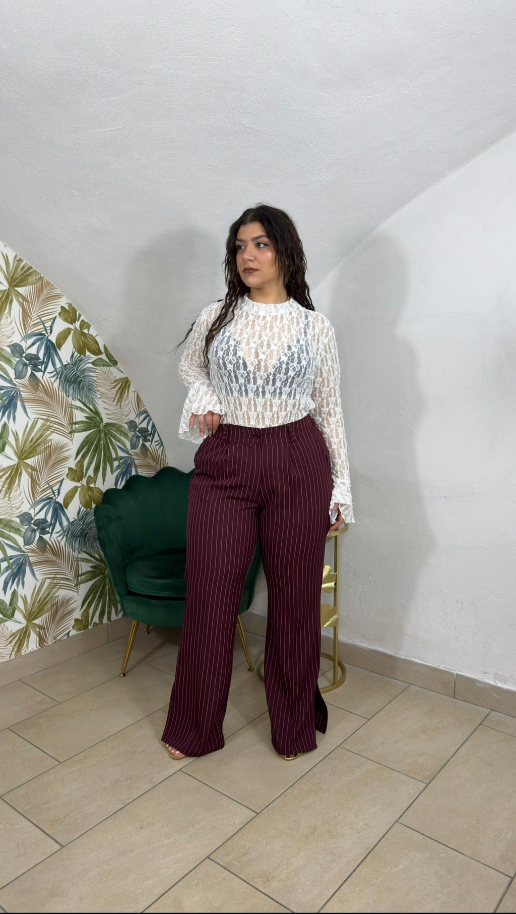 Tailleur Gessato Curvy