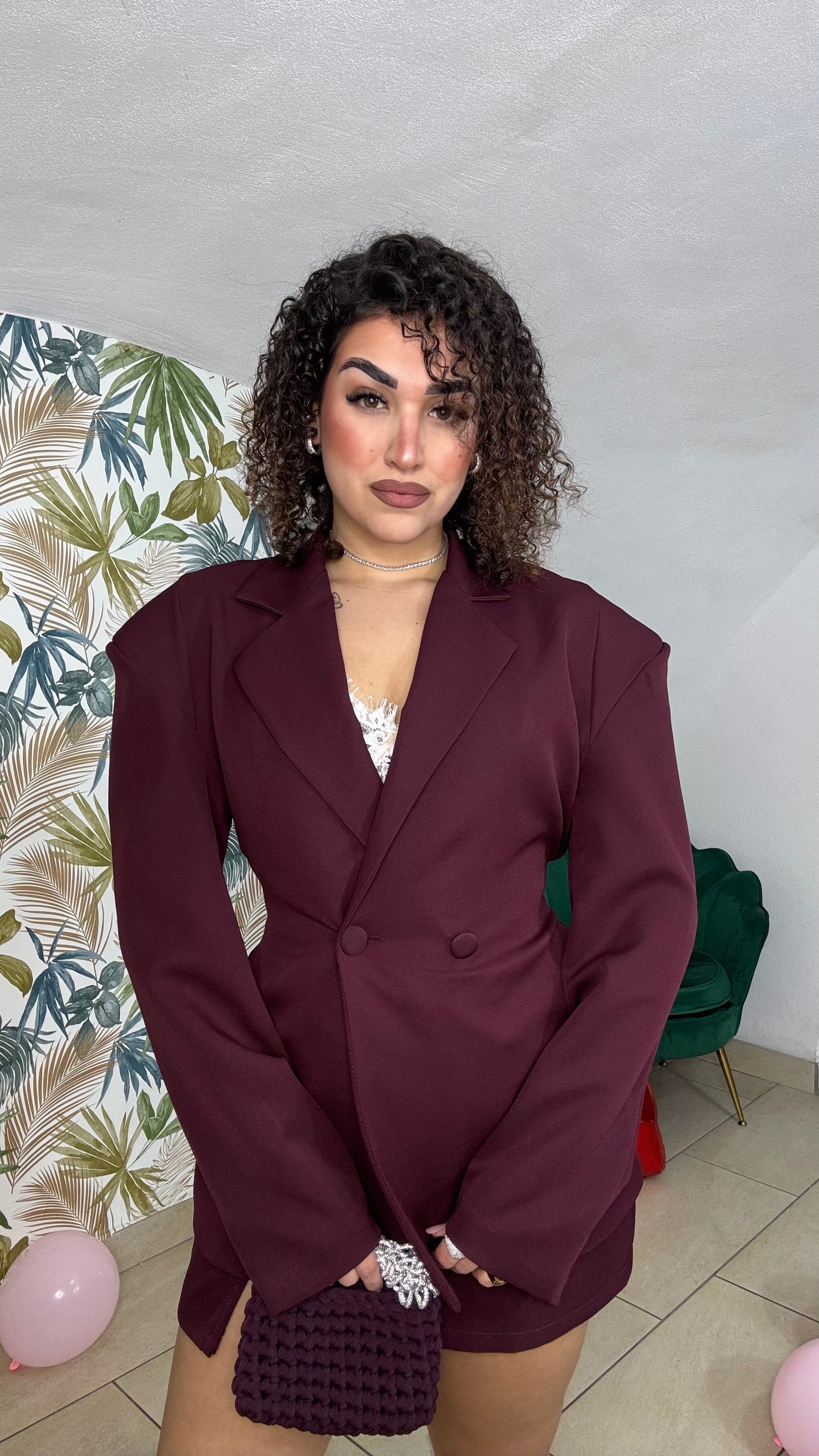 Blazer Spalla Strutturata