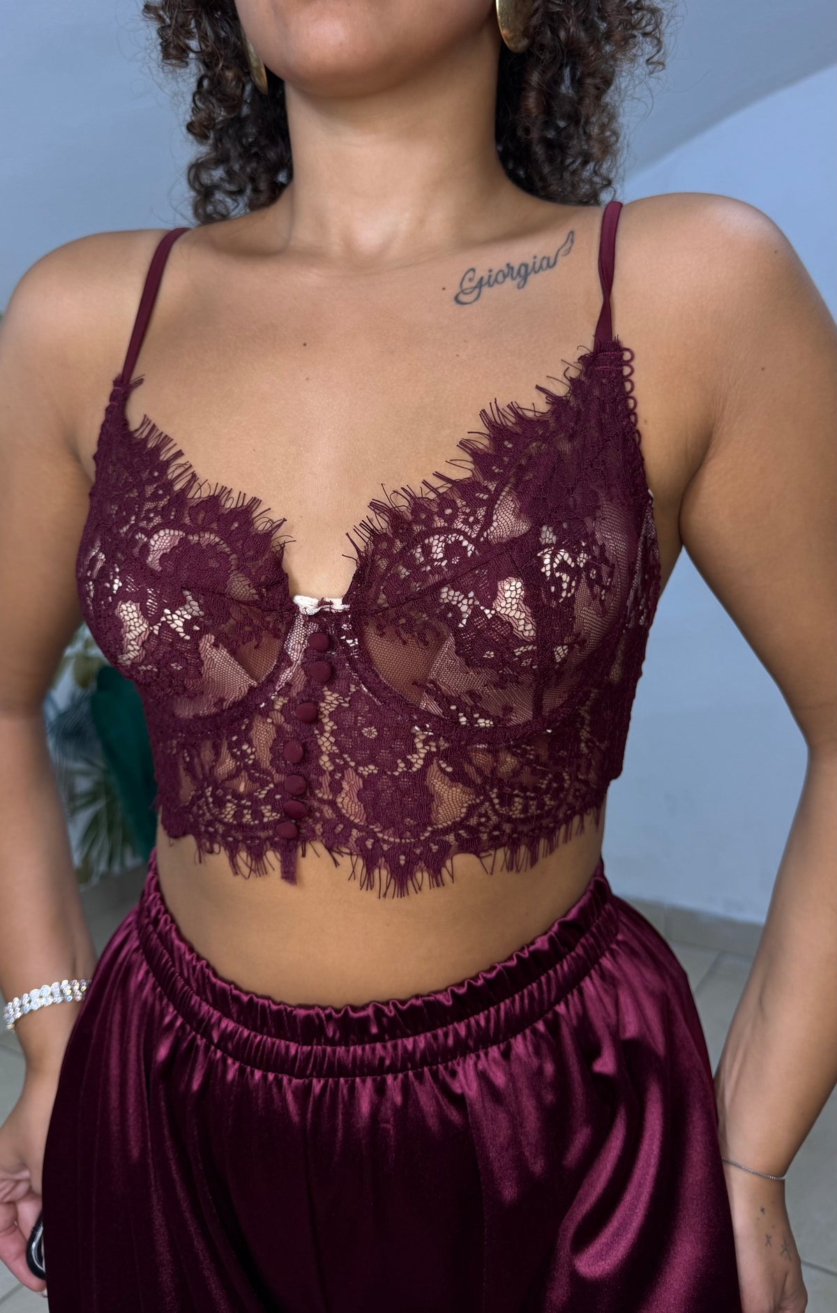 Bralette in Pizzo