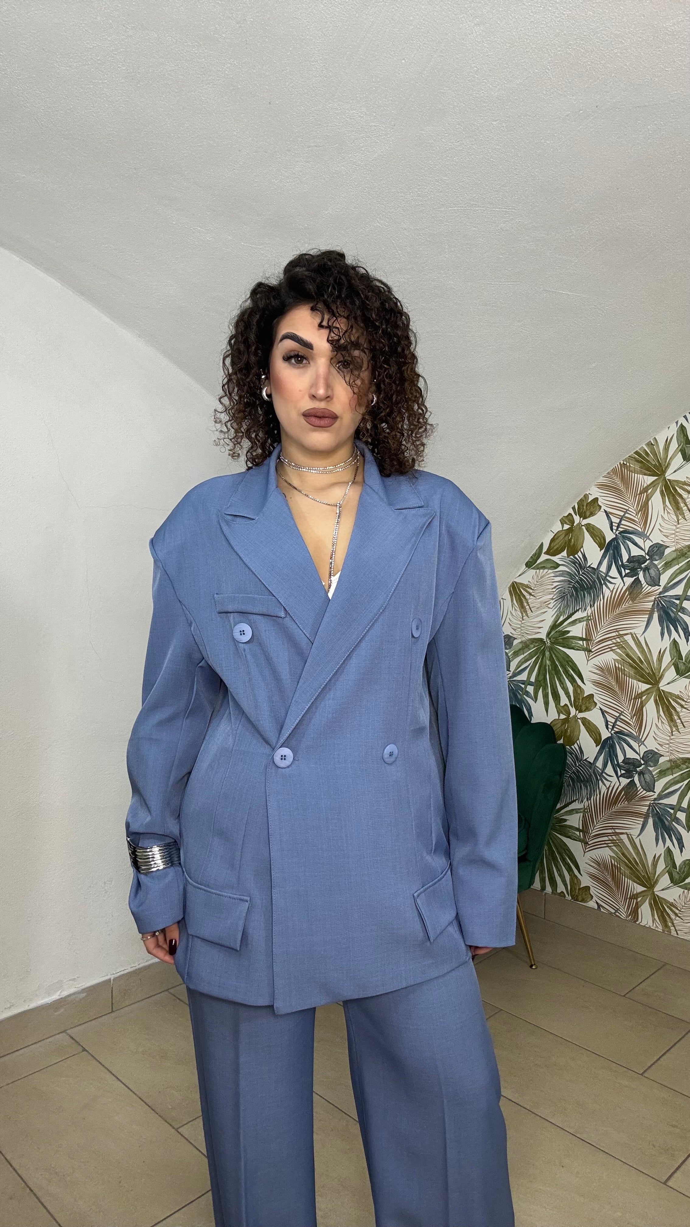 Tailleur doppio petto over
