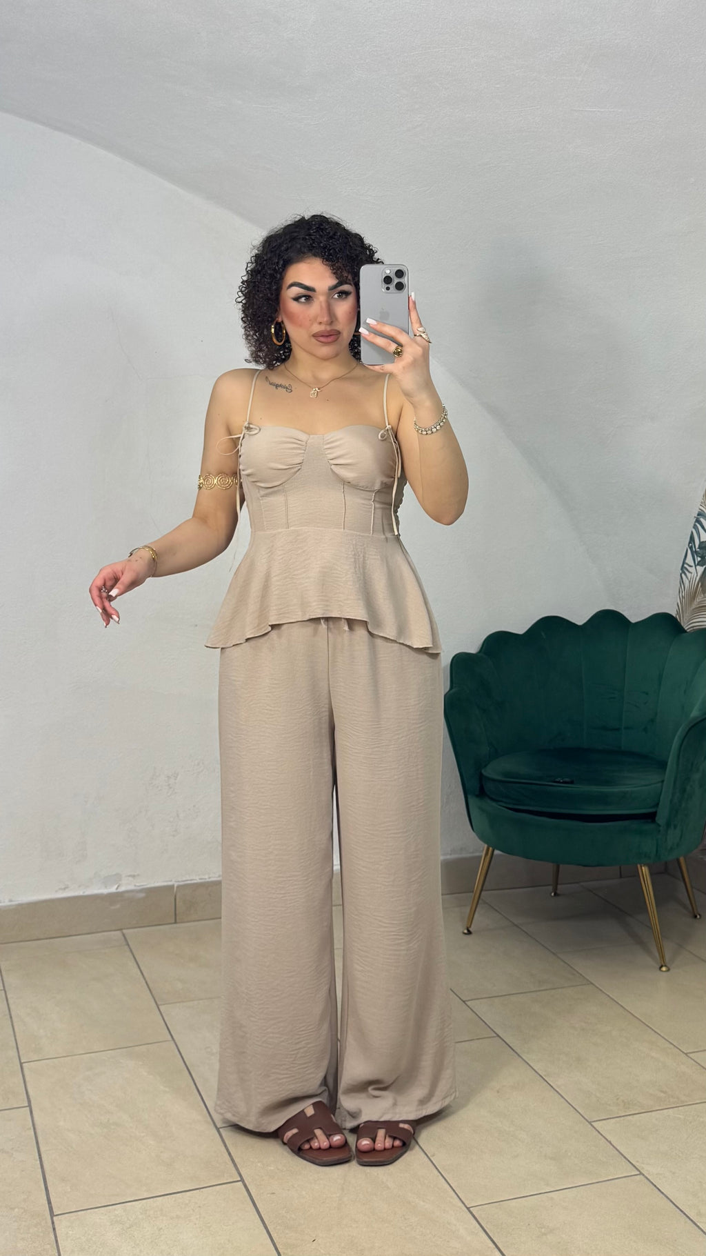 Coordinato in Lino Melany