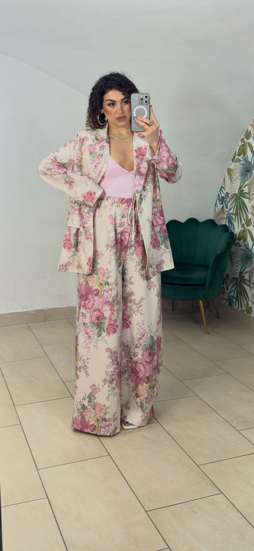Tailleur  Flowers Pink