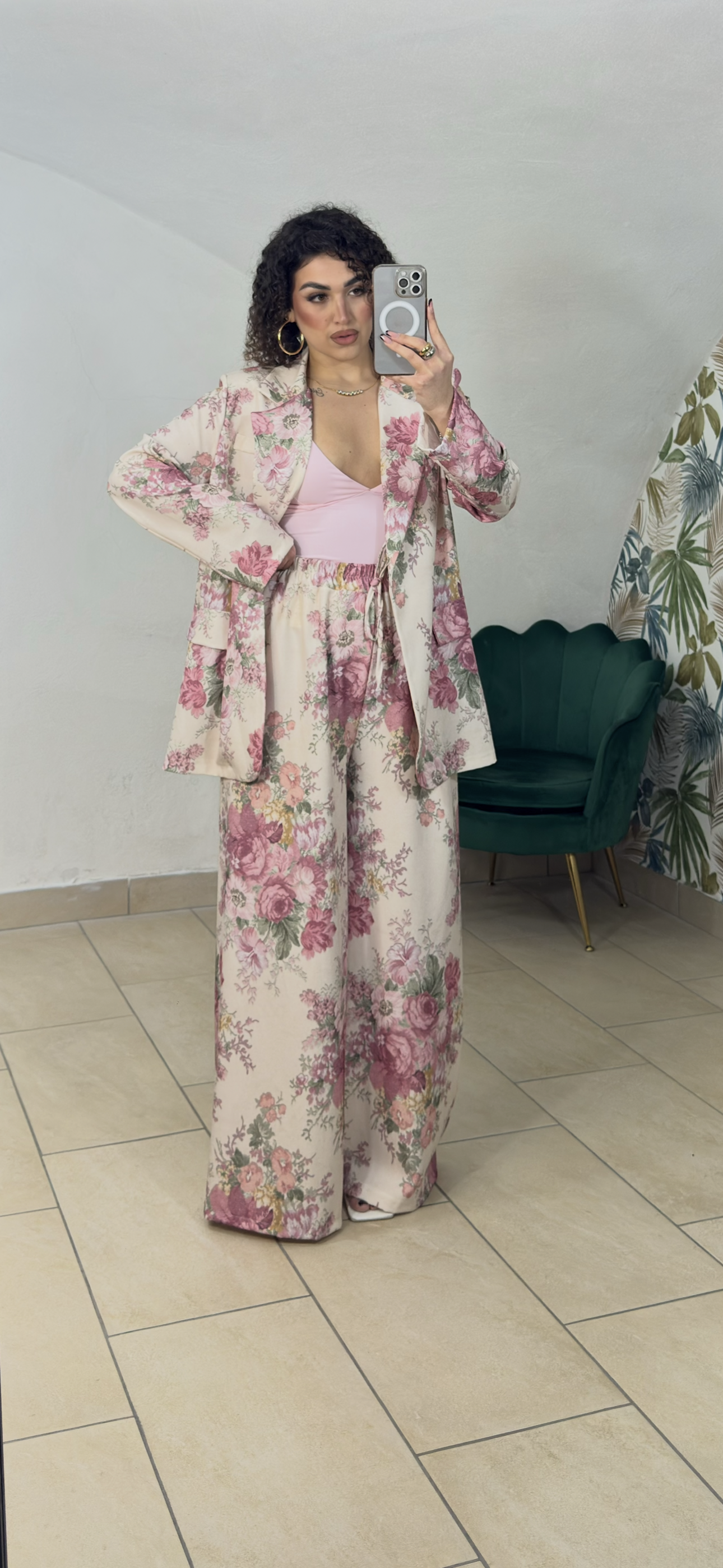 Tailleur  Flowers Pink
