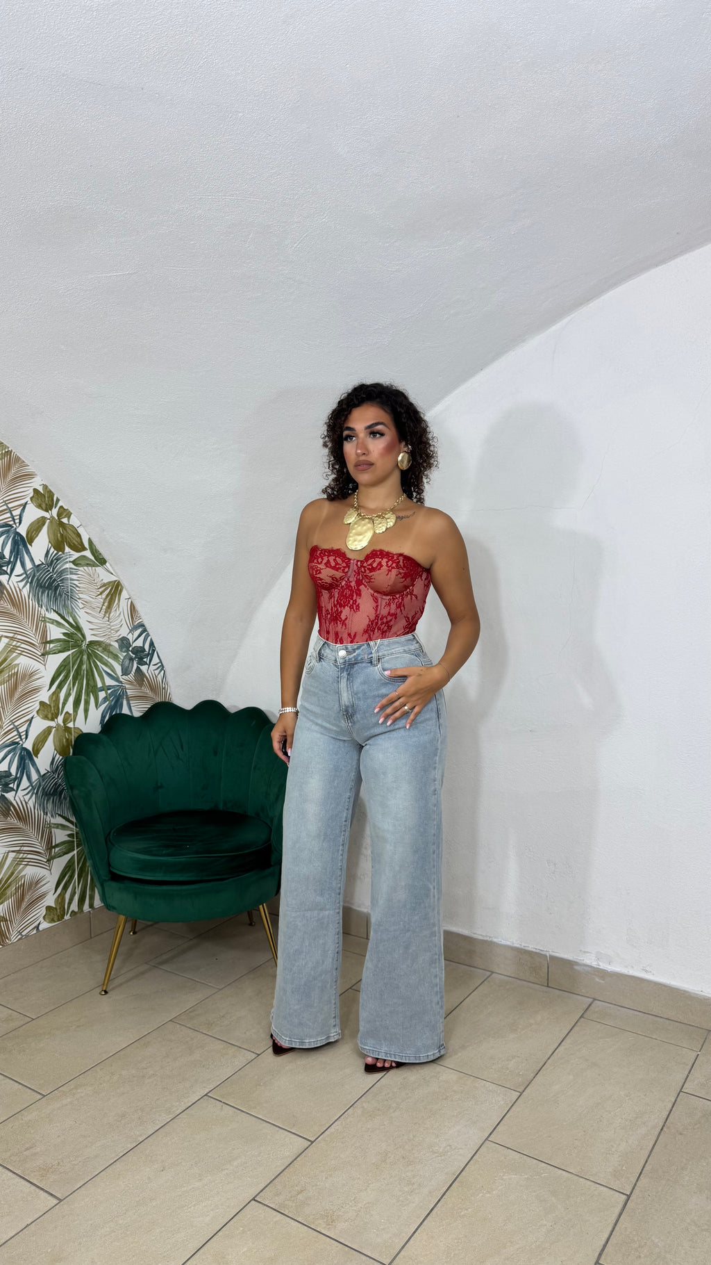 Bustier Romantique in Pizzo