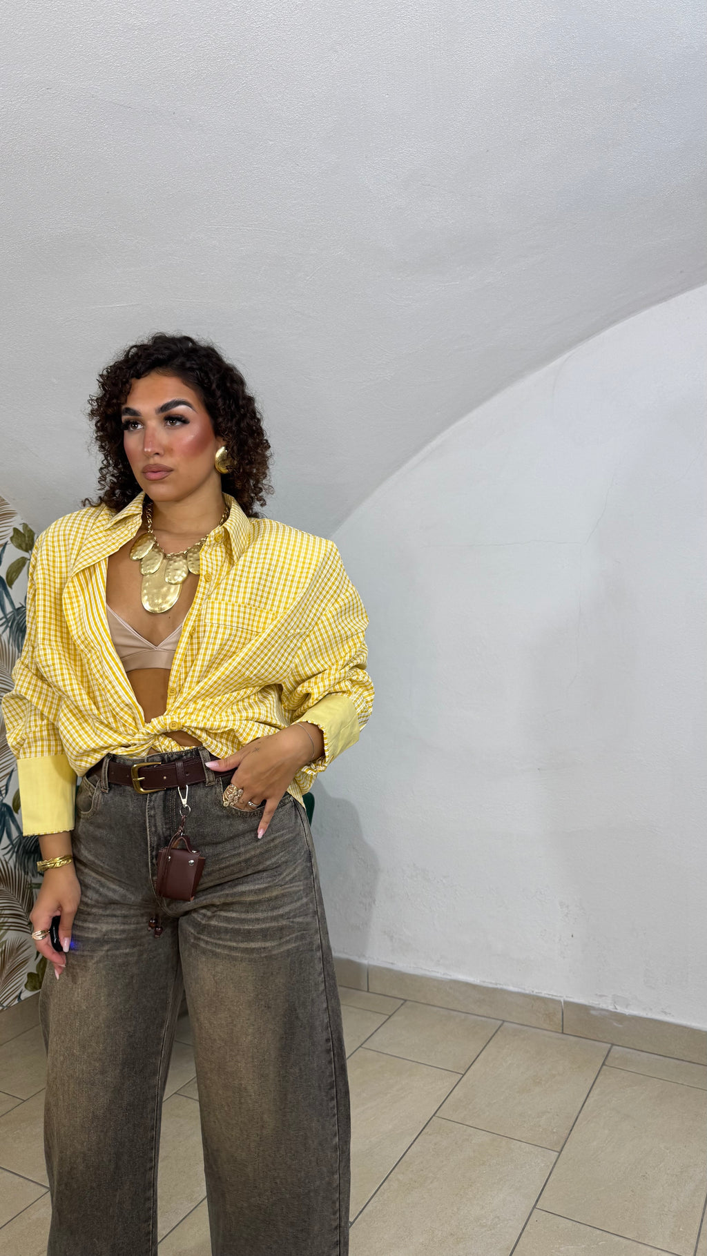 Camicia Ceci Yellow