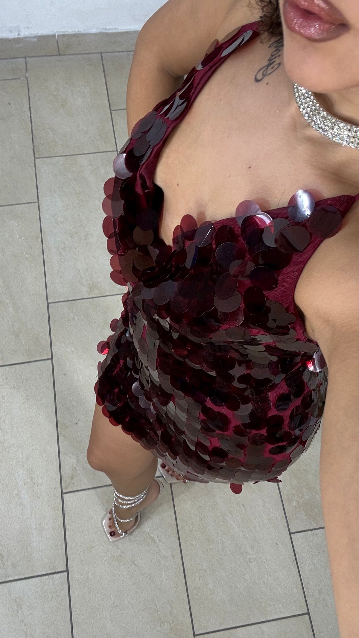 Dress in Paillettes