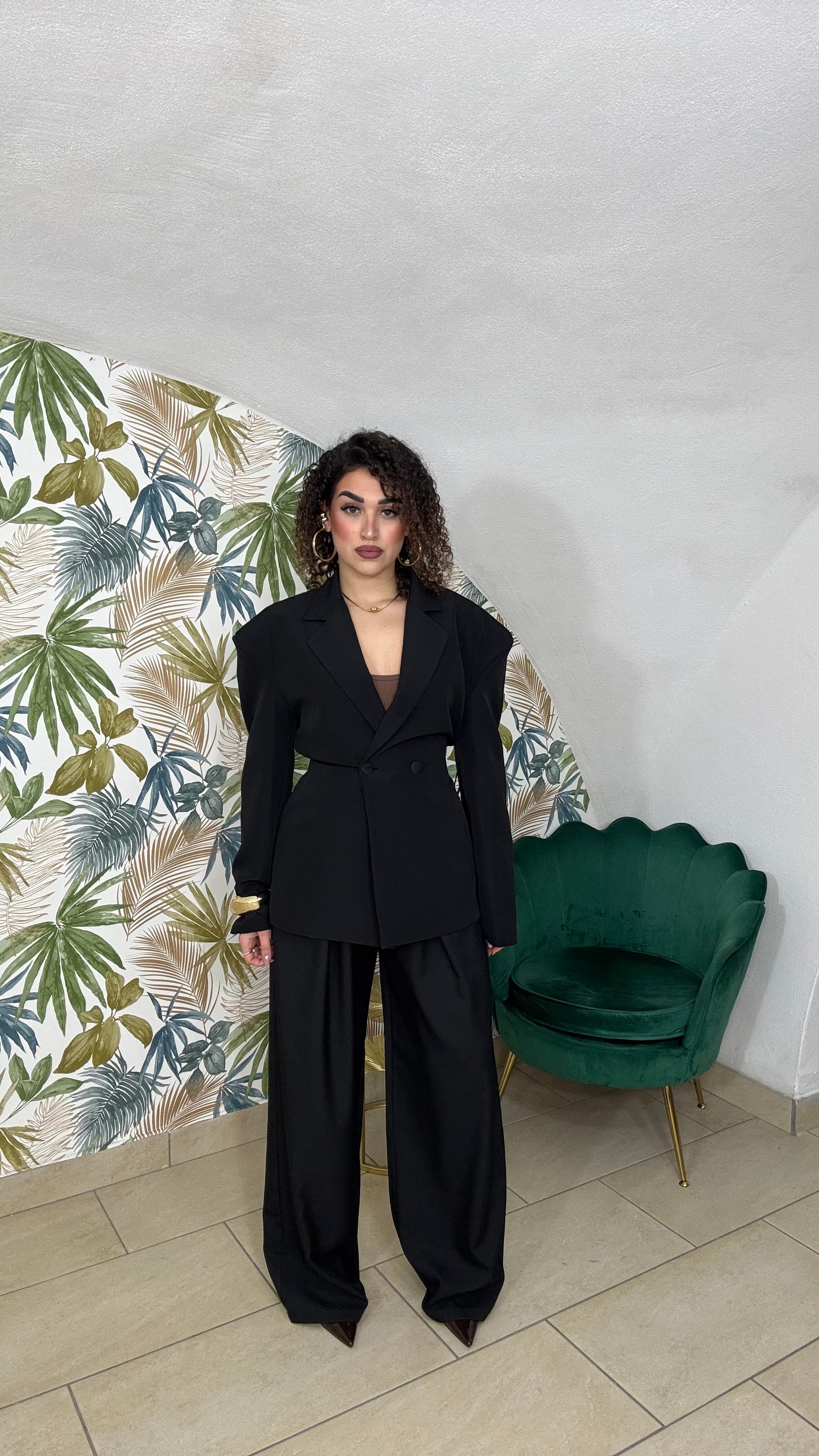 Blazer Spalla Strutturata