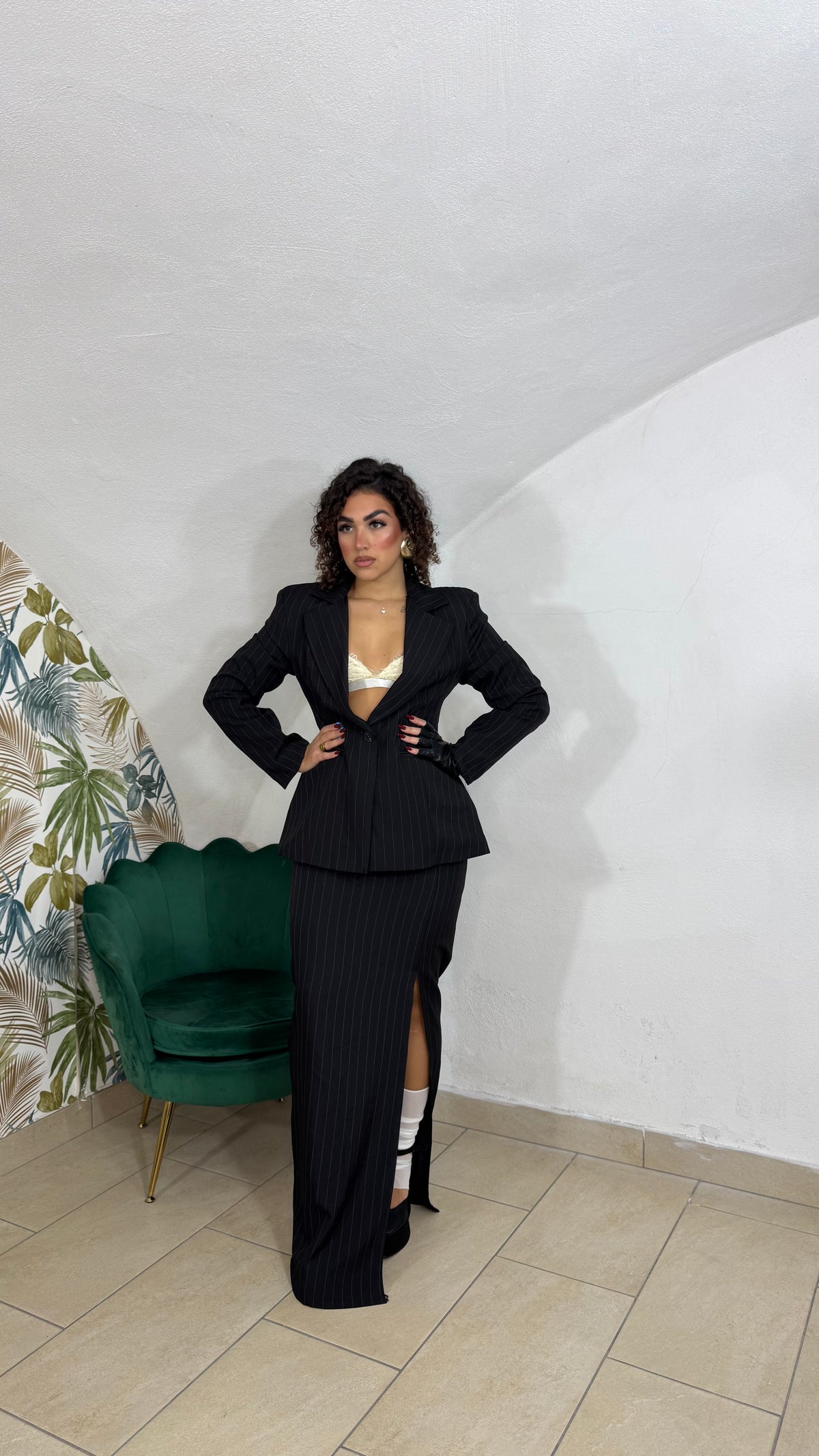 Tailleur con Gonna Longuette
