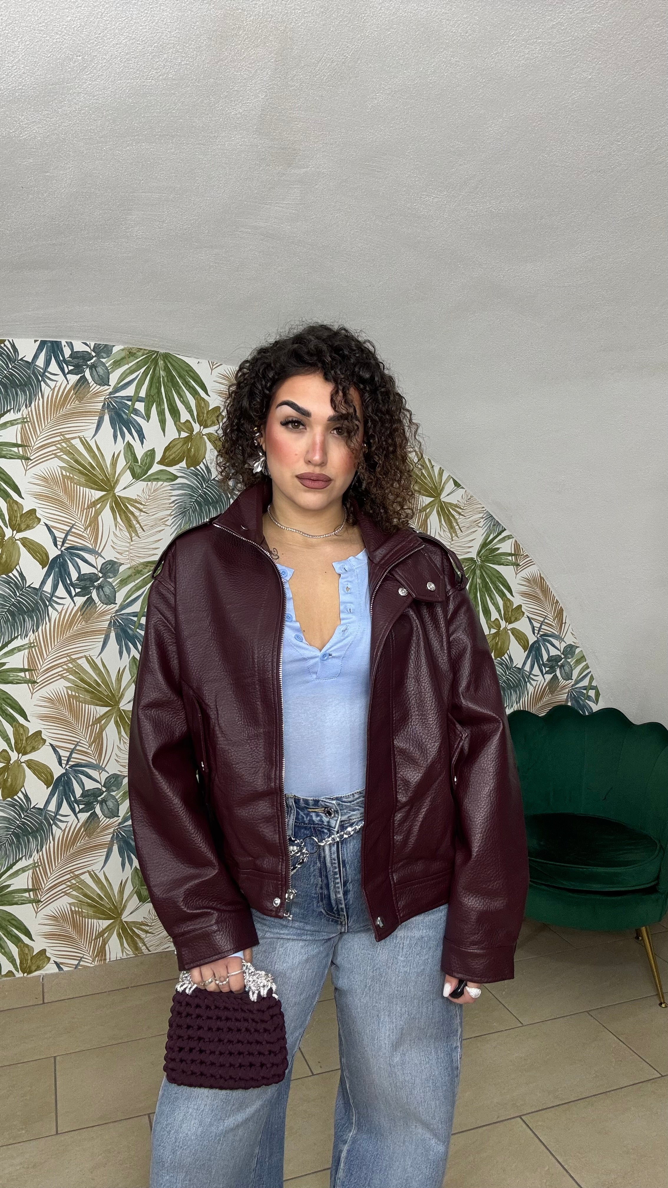 Giacca Grace Bordeaux