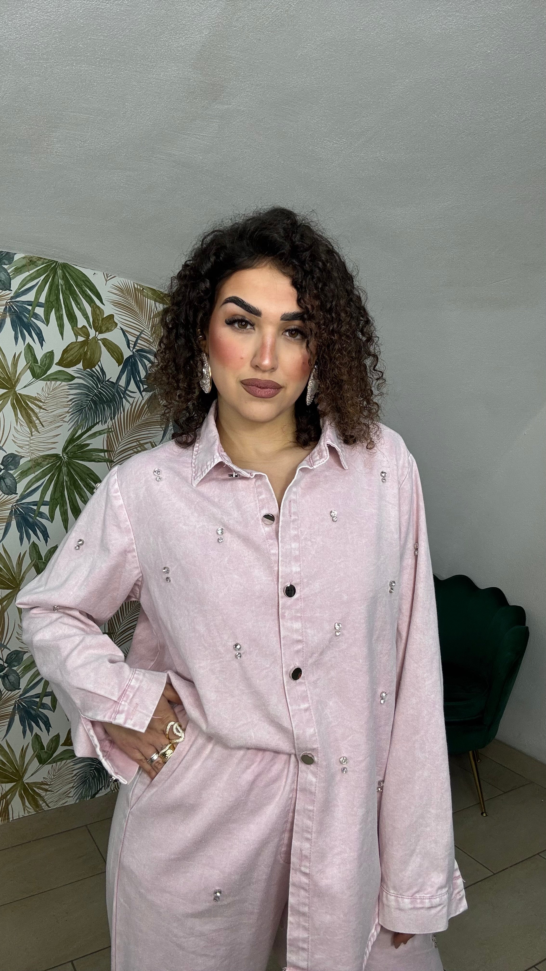 CordSet Swarovski Pink