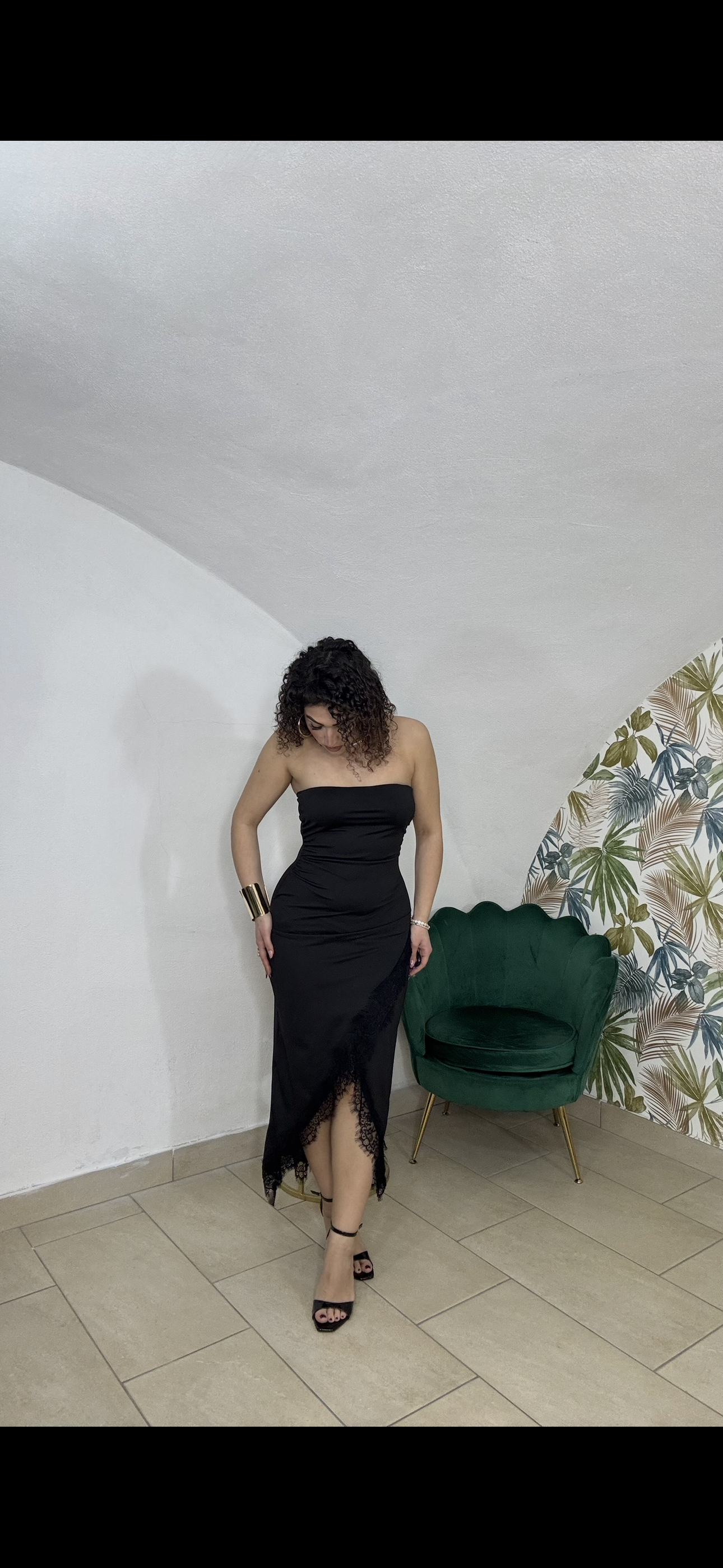 Dress con dettagli in Pizzo