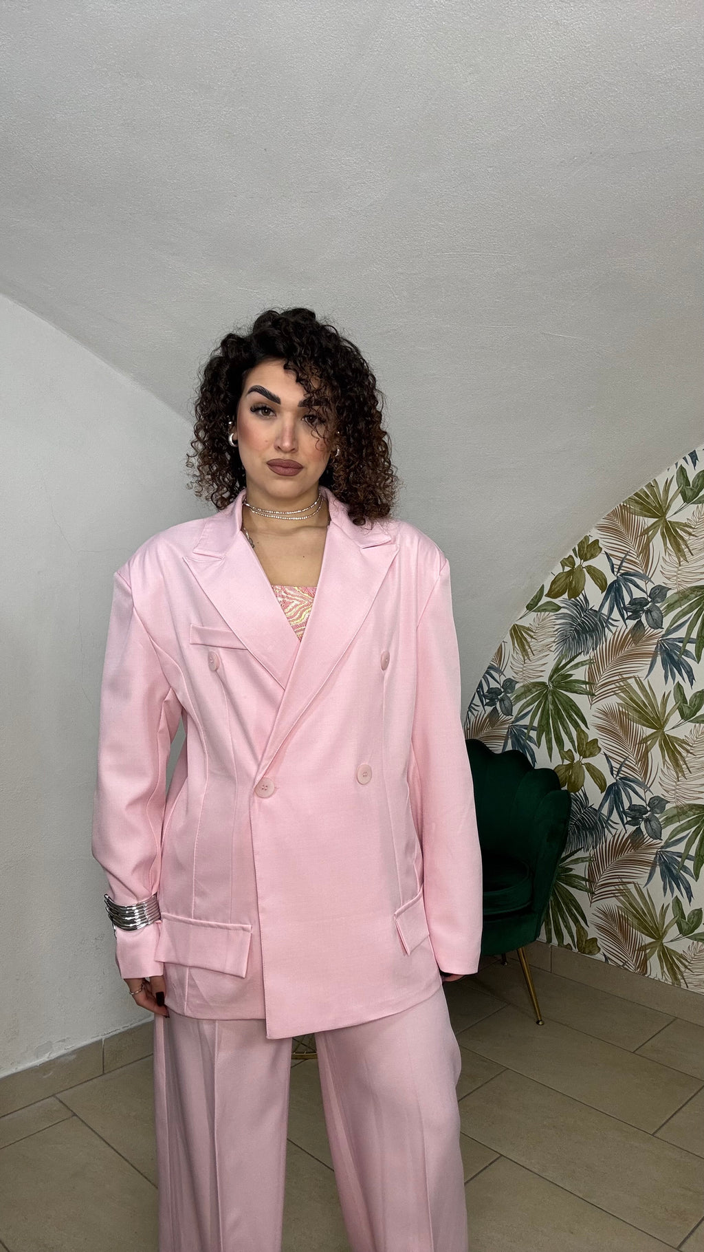 Tailleur doppio petto over