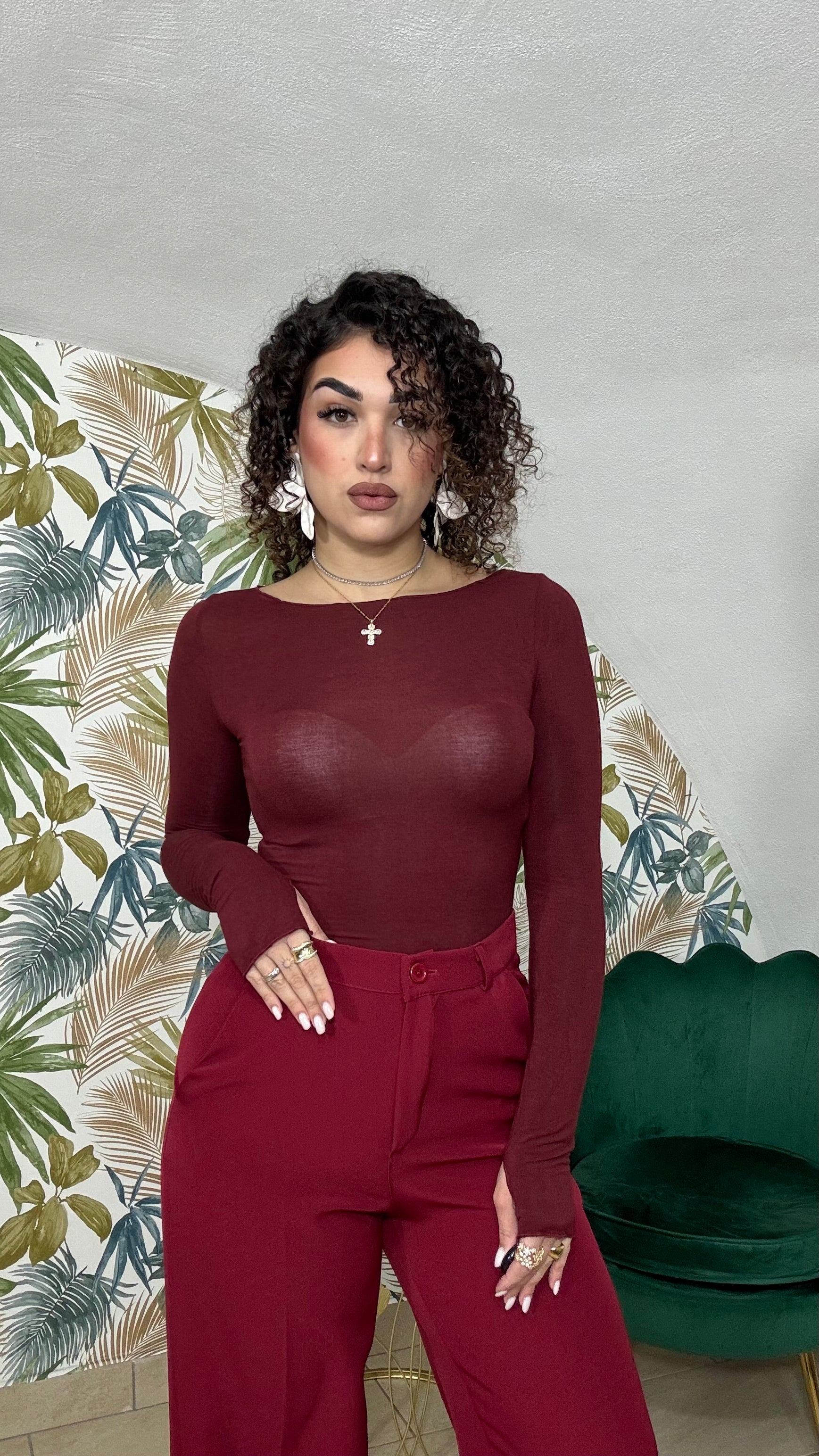 Tailleur Bordeaux