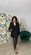 Leggings in Pizzo Black