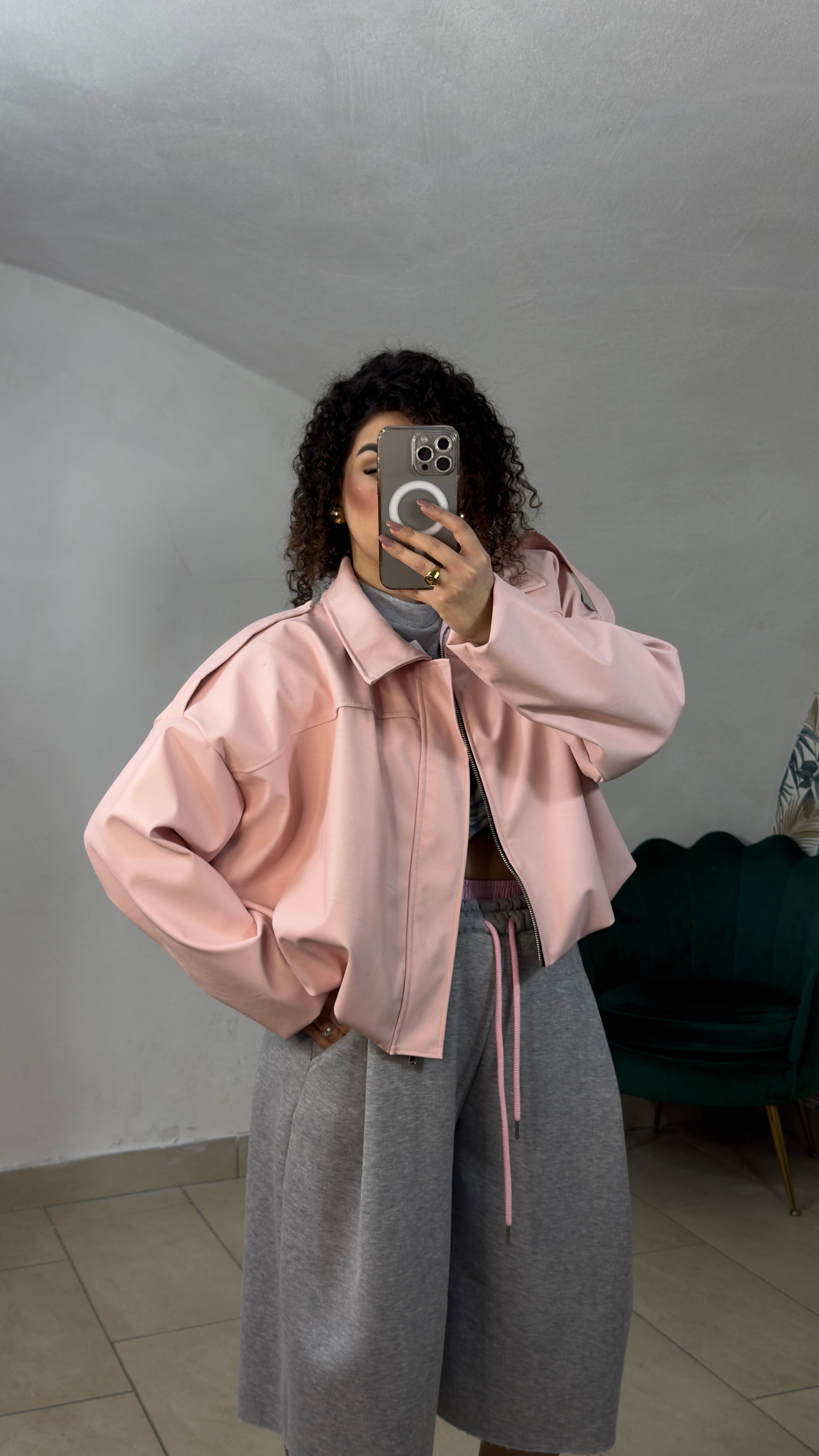 Bomber in Pelle