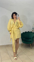 Dress Portafoglio in Lino
