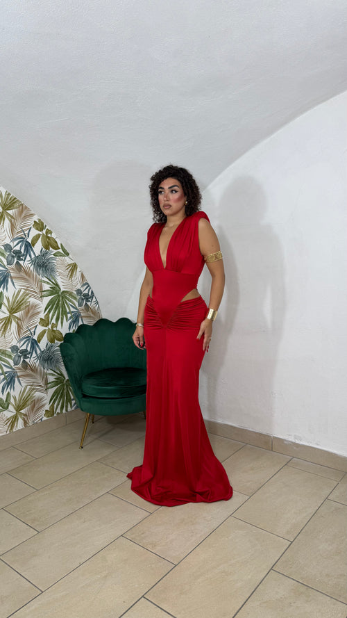 Abito Afrodite Rosso