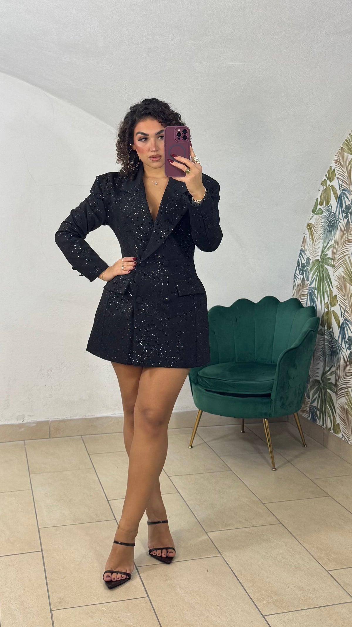 Blazer Dress Shine