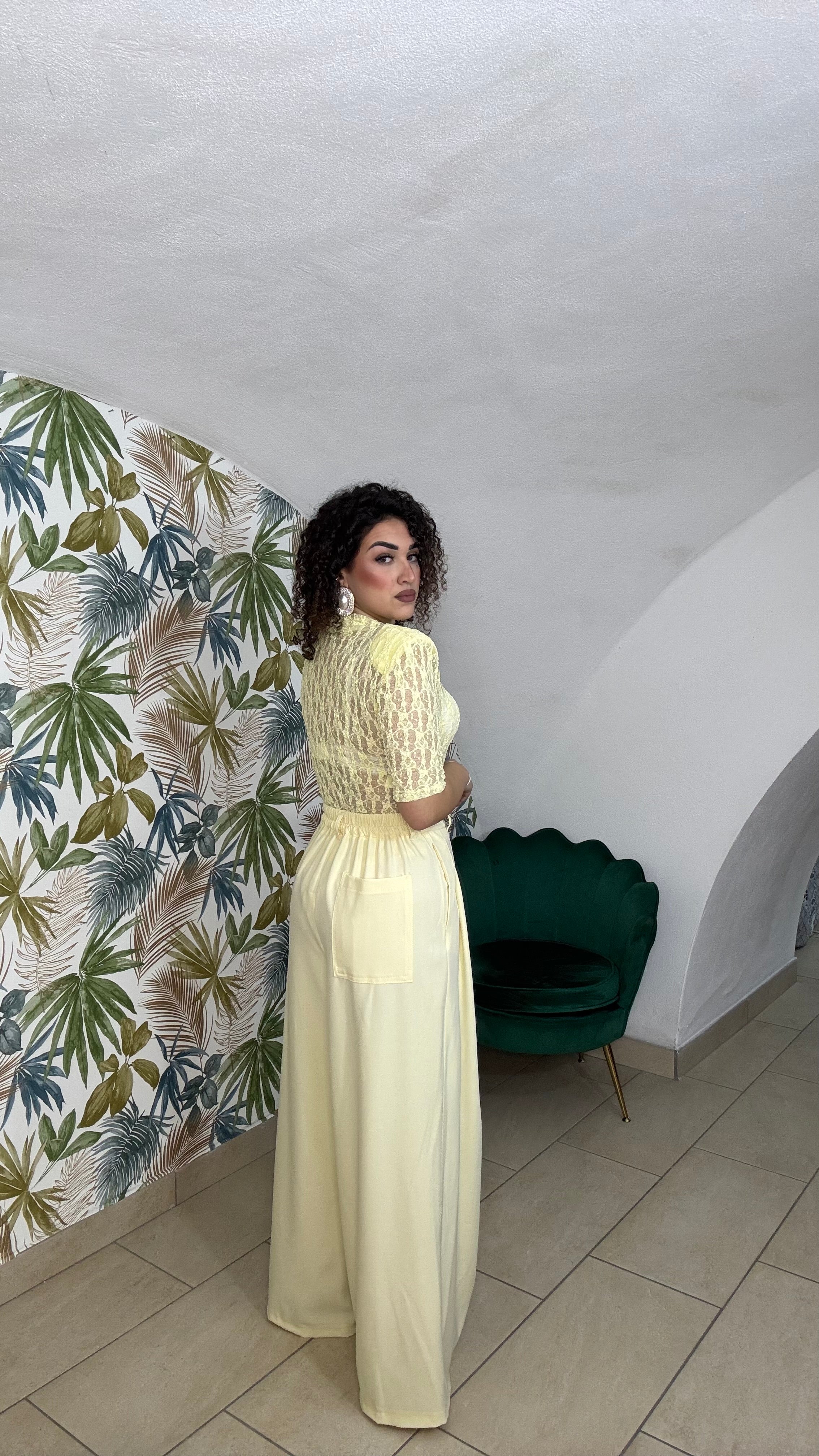 Panta Palazzo Yellow