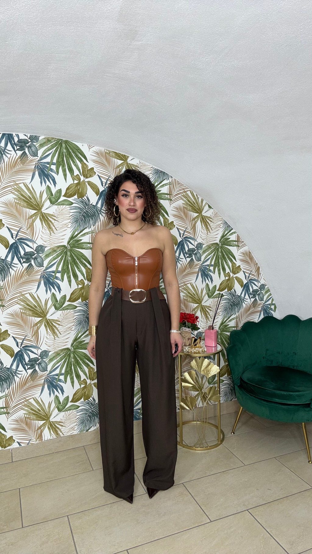 Corsetto In Pelle