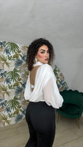 Body Velato con Schiena Scoperta