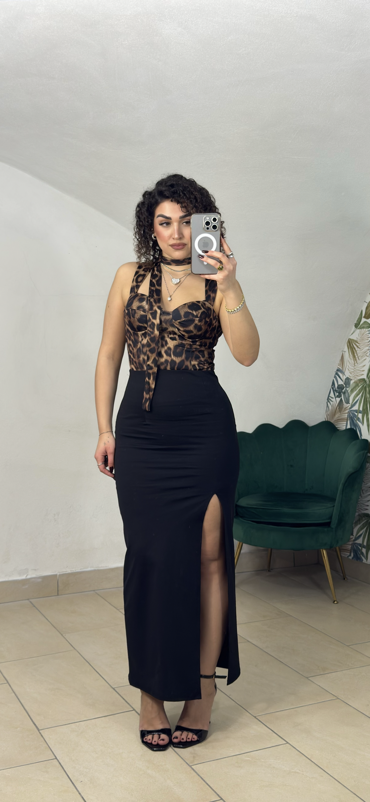 Top Animalier con Fusciacca