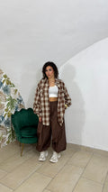 Camicia JustWest Camel