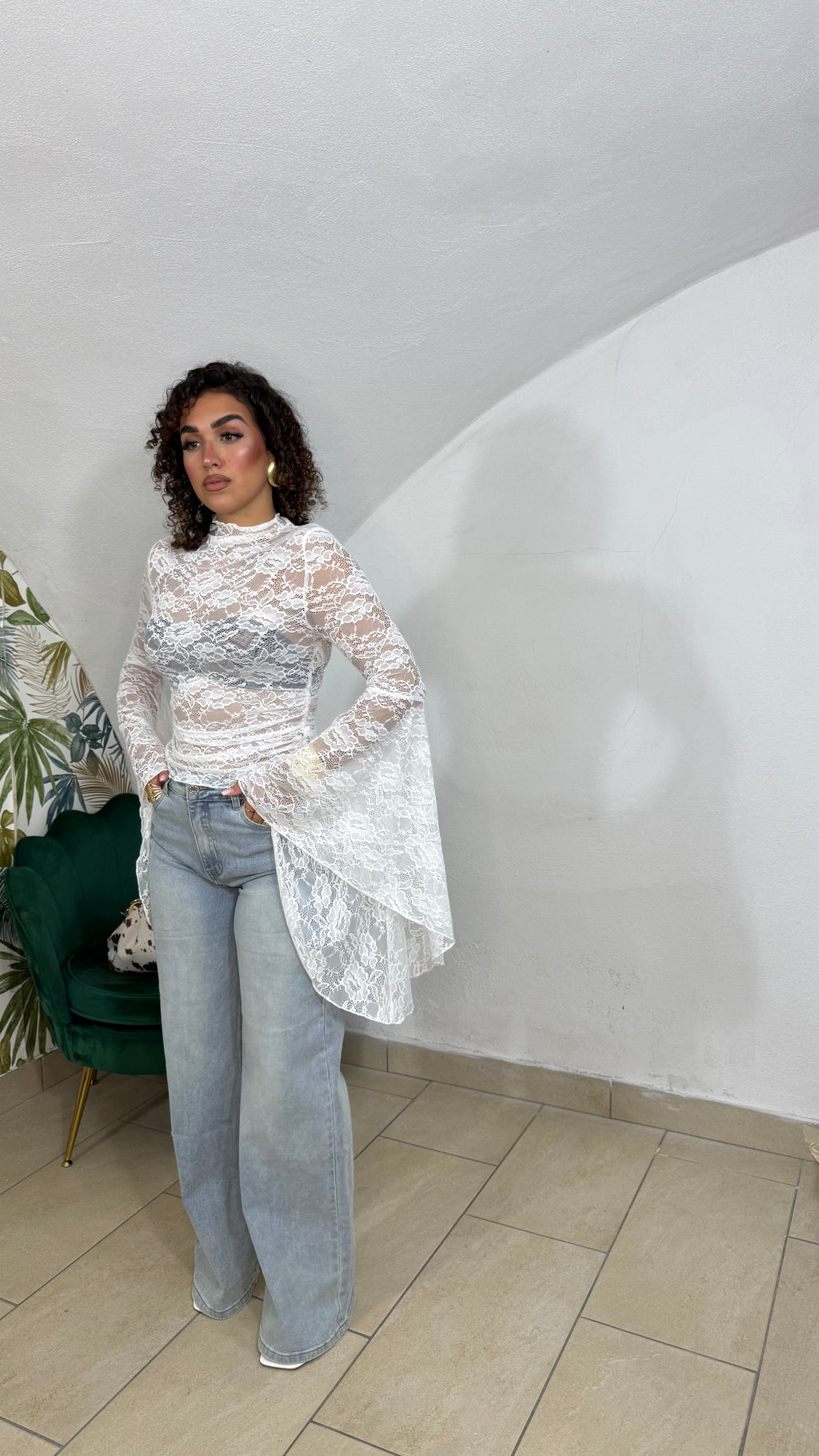 Maglia Megan in Pizzo