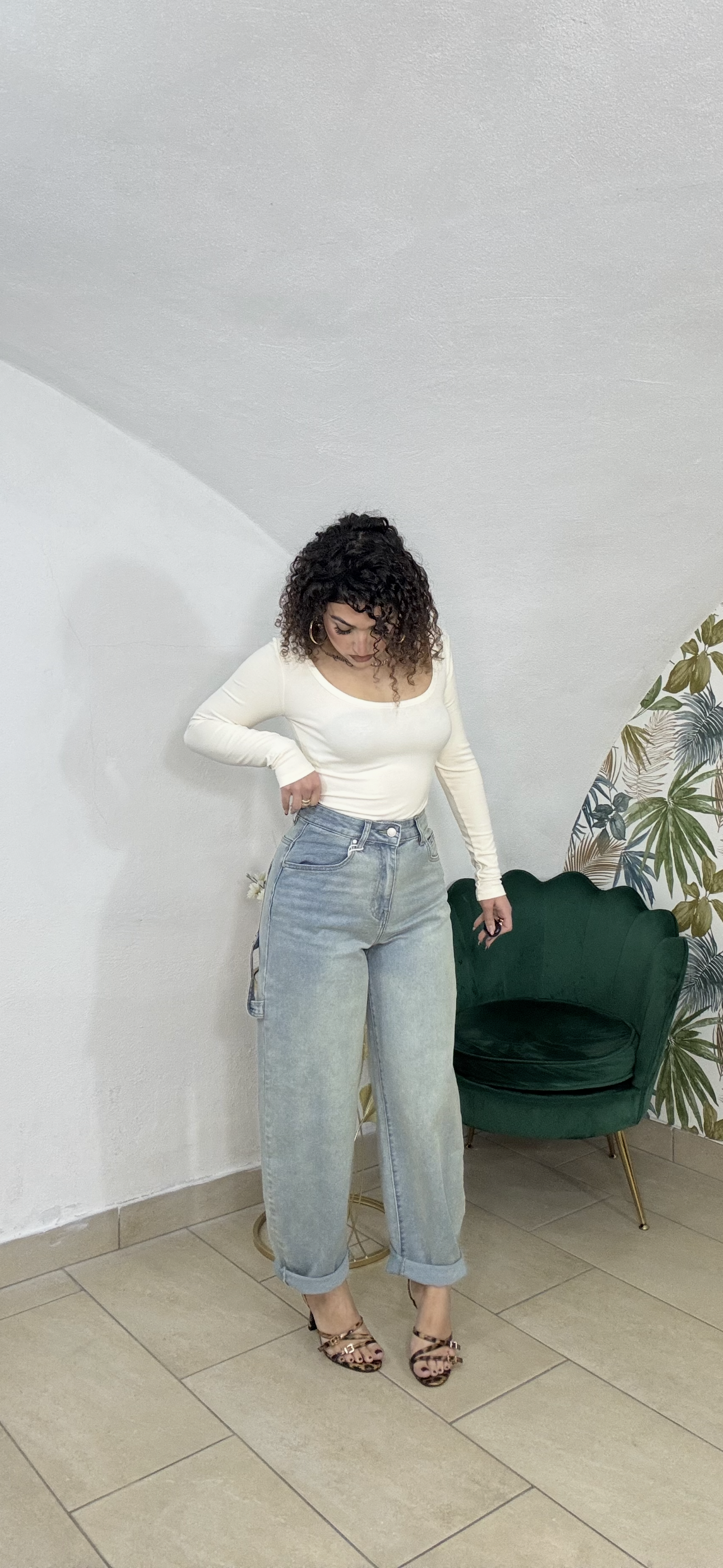 Maglia in Cotone scollo tondo