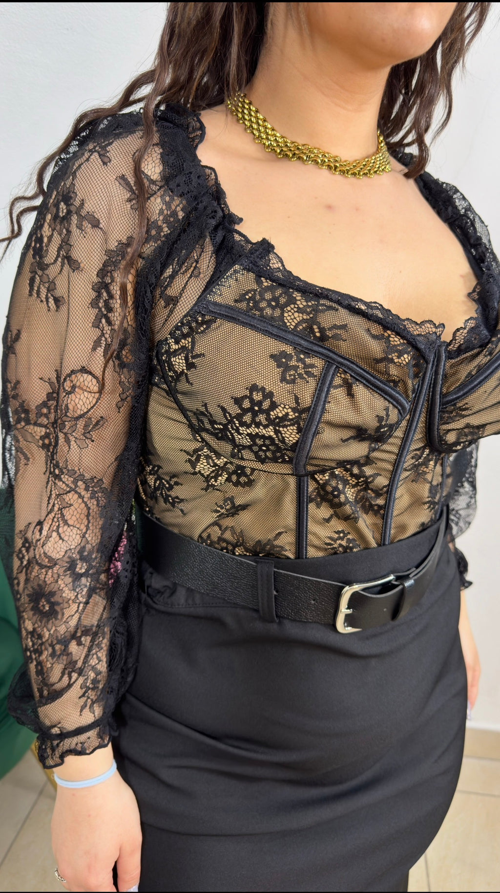 Corsetto in Pizzo Curvy