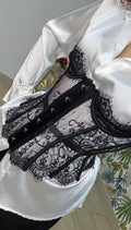 Corsetto in Pizzo steccato