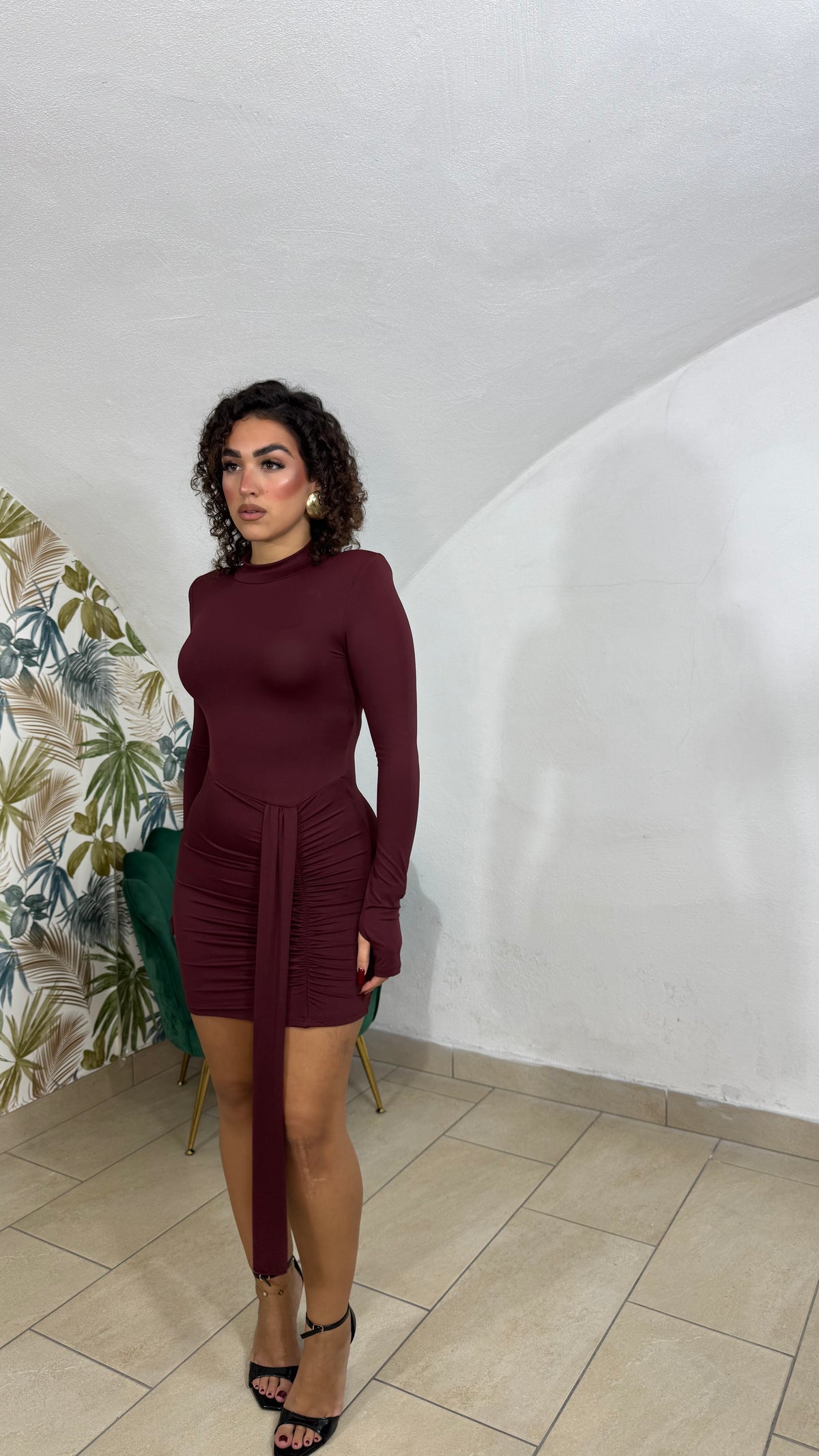 Mini Dress drappeggiato