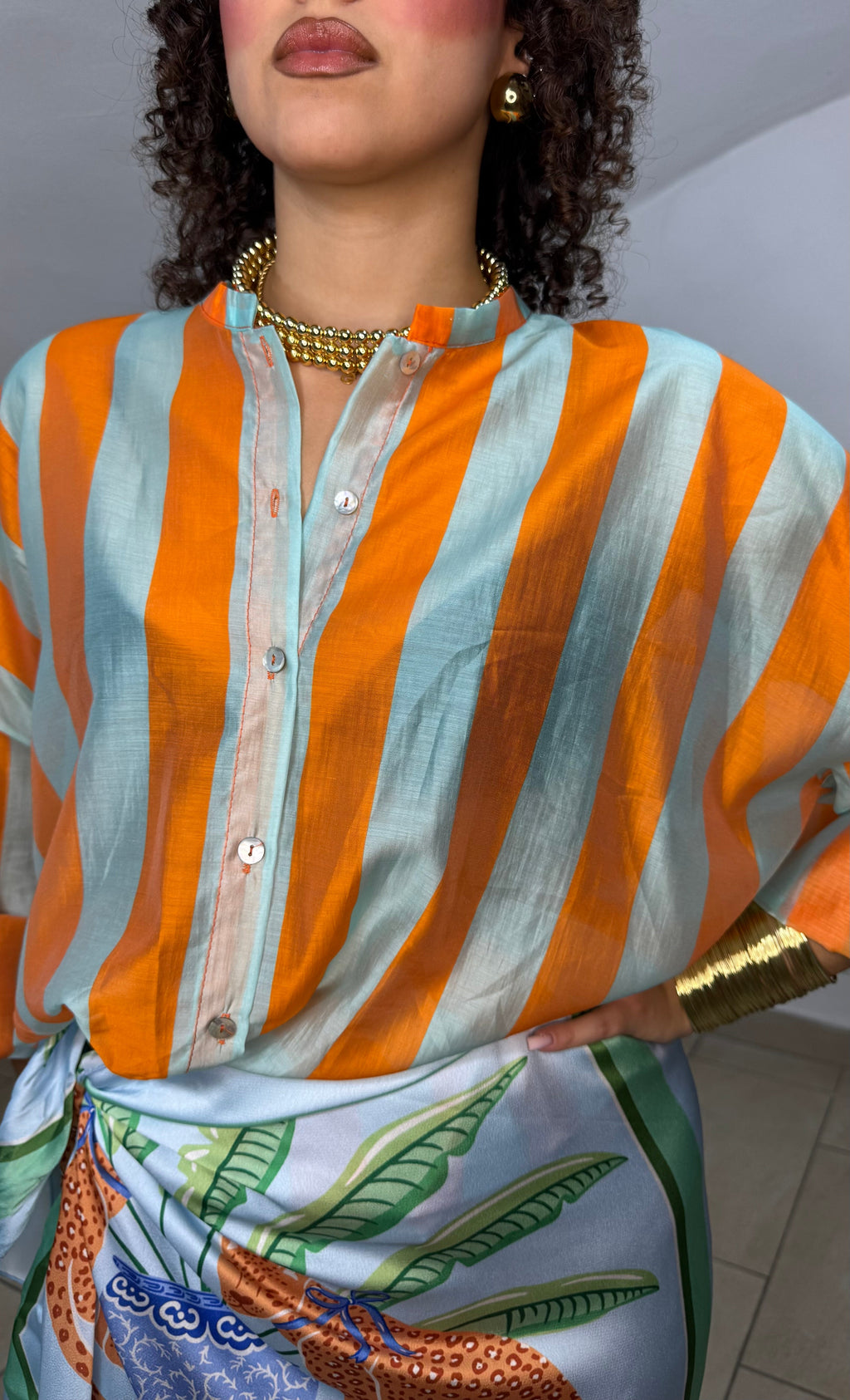 Camicie velate a righe