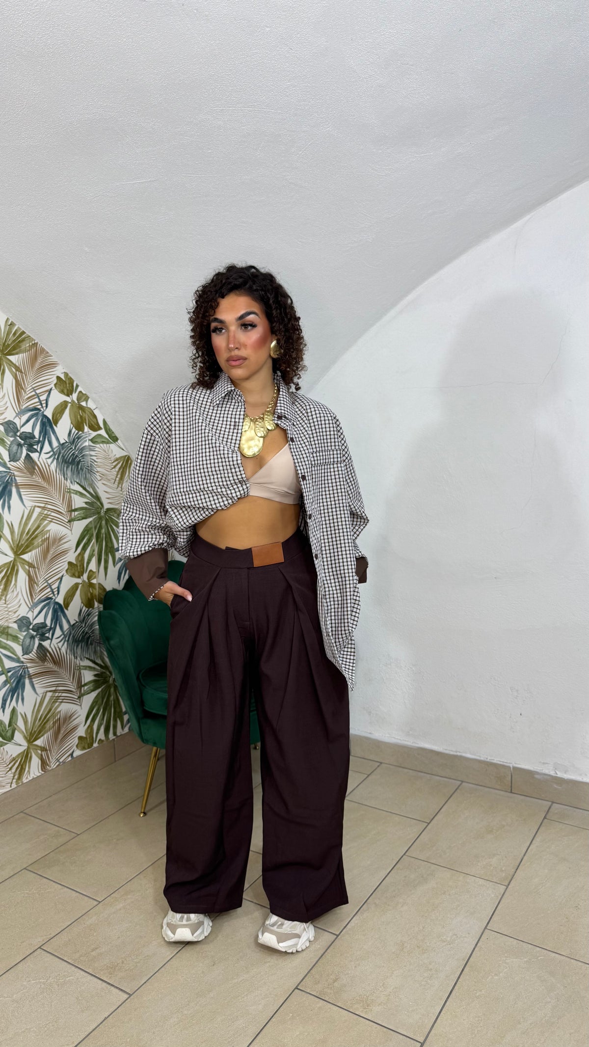 Camicia Ceci Brown