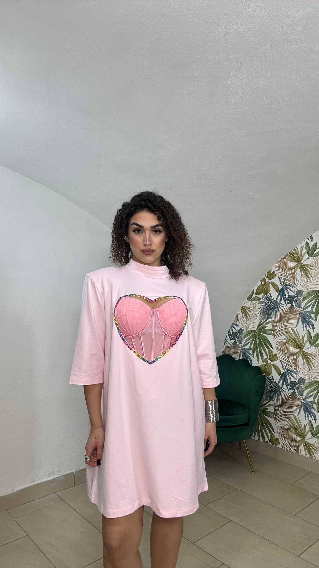 Maxi t-shirt Cuore