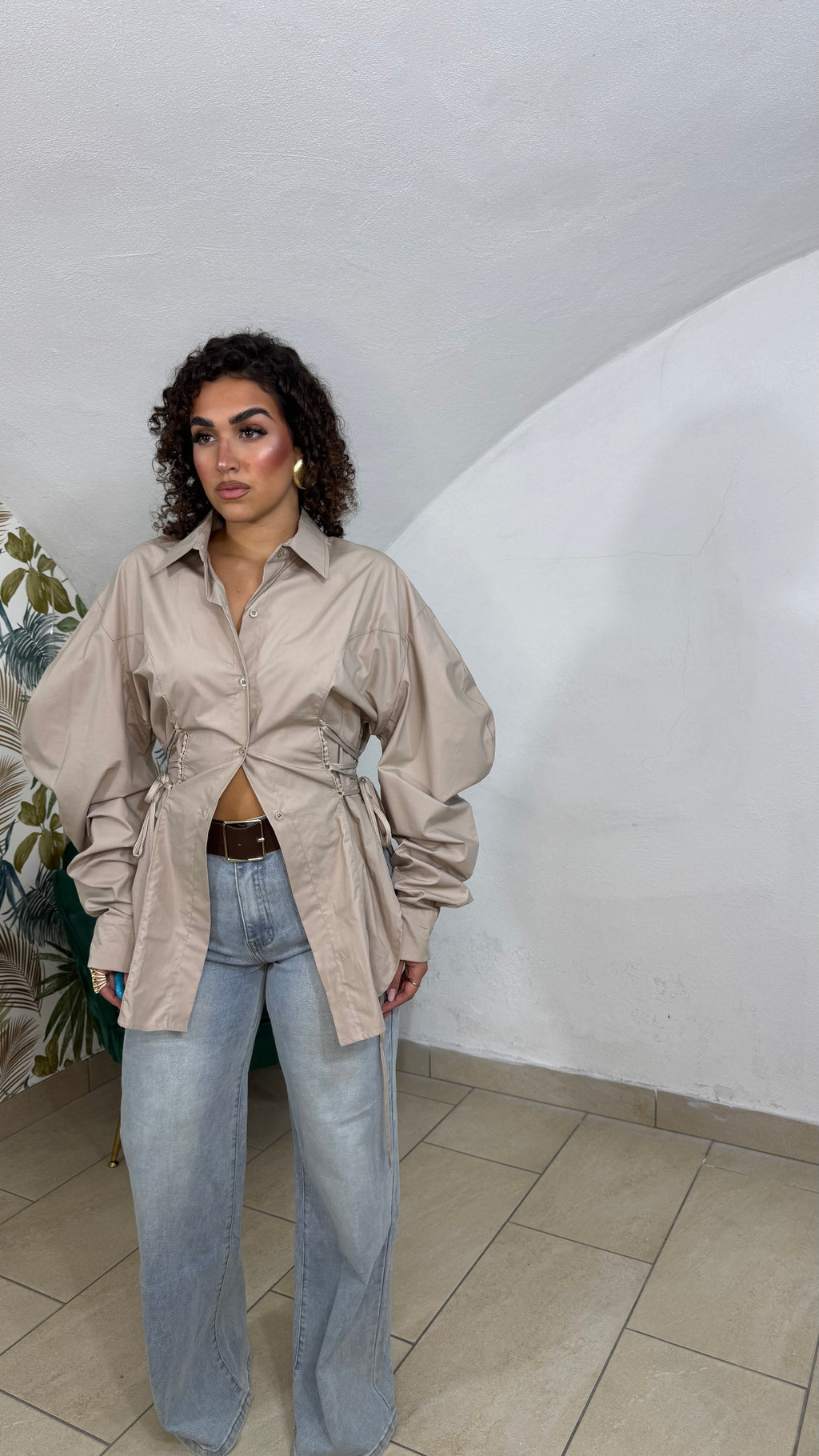 Camicia JustWest con Laccetti