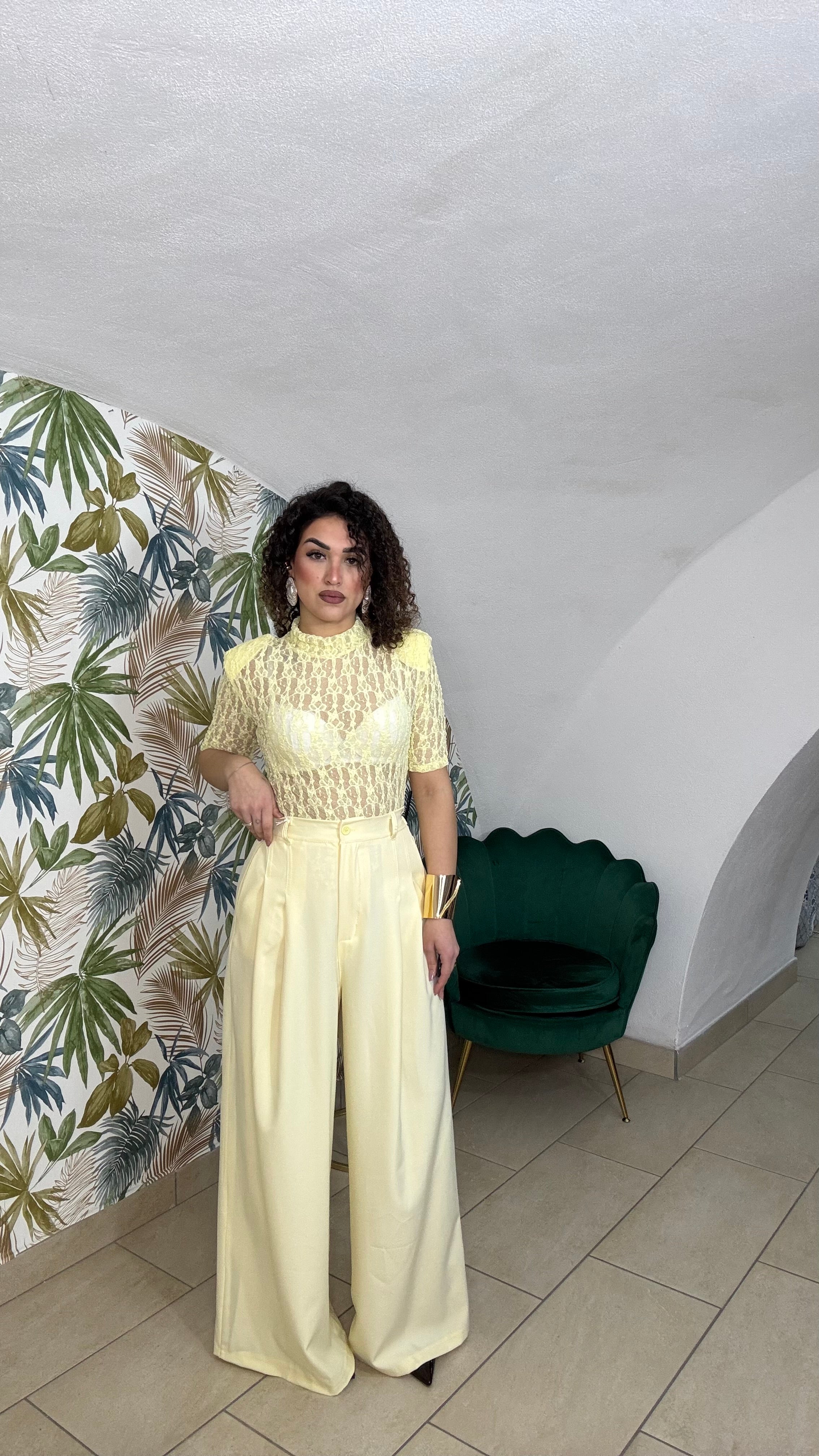 Panta Palazzo Yellow