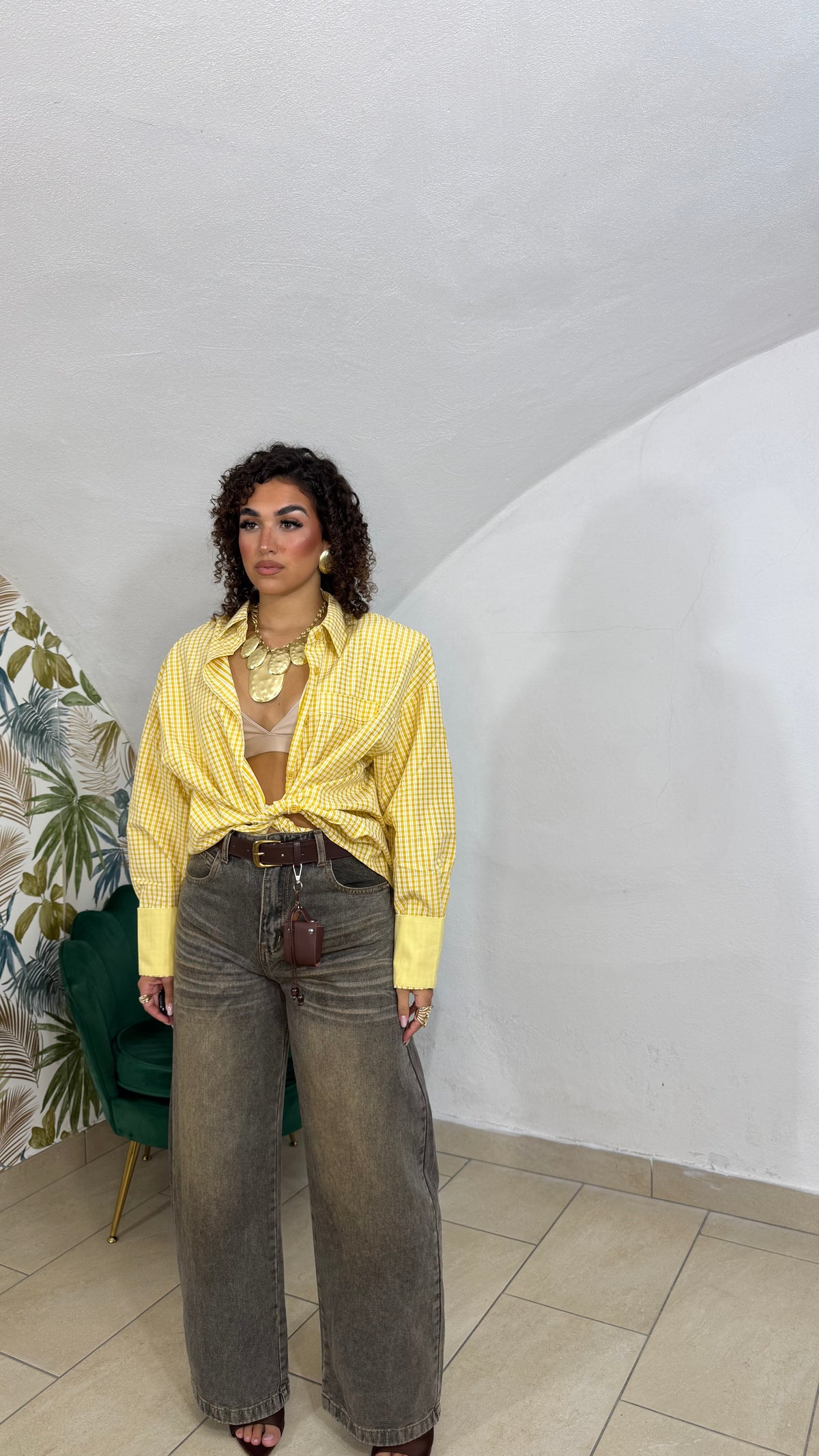 Camicia Ceci Yellow