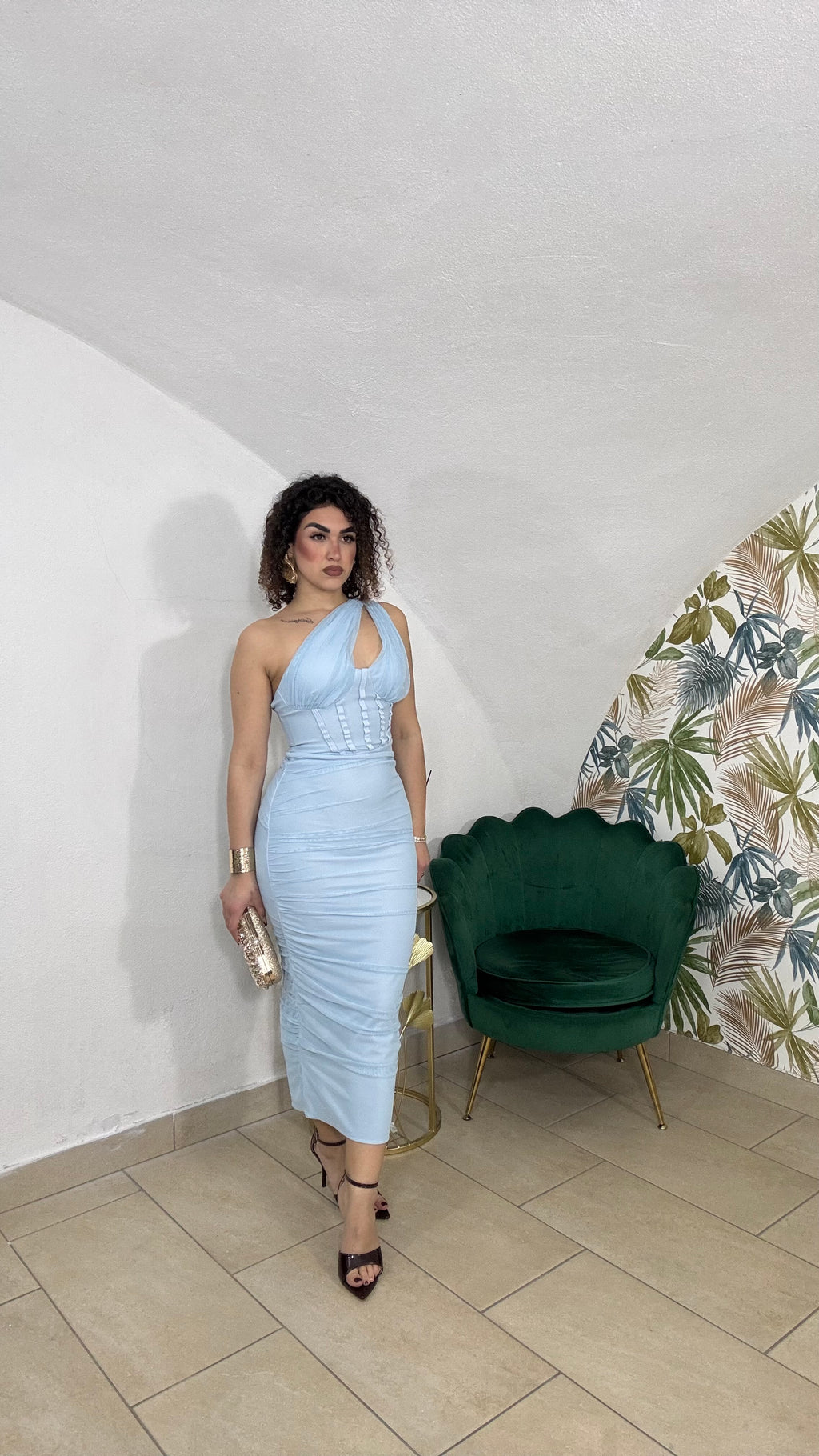 Dress Monospalla Velato