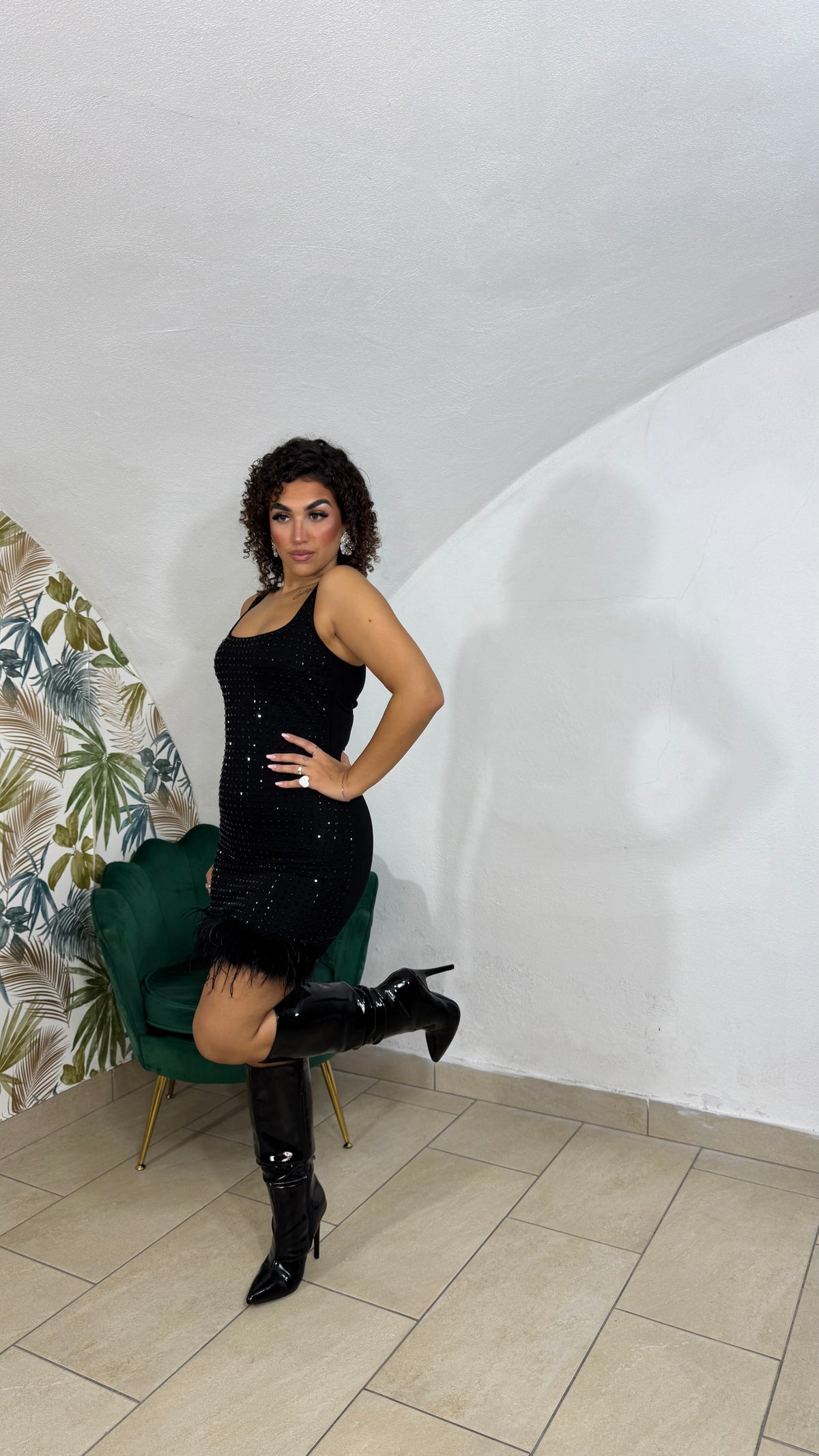 Mini Dress Strass