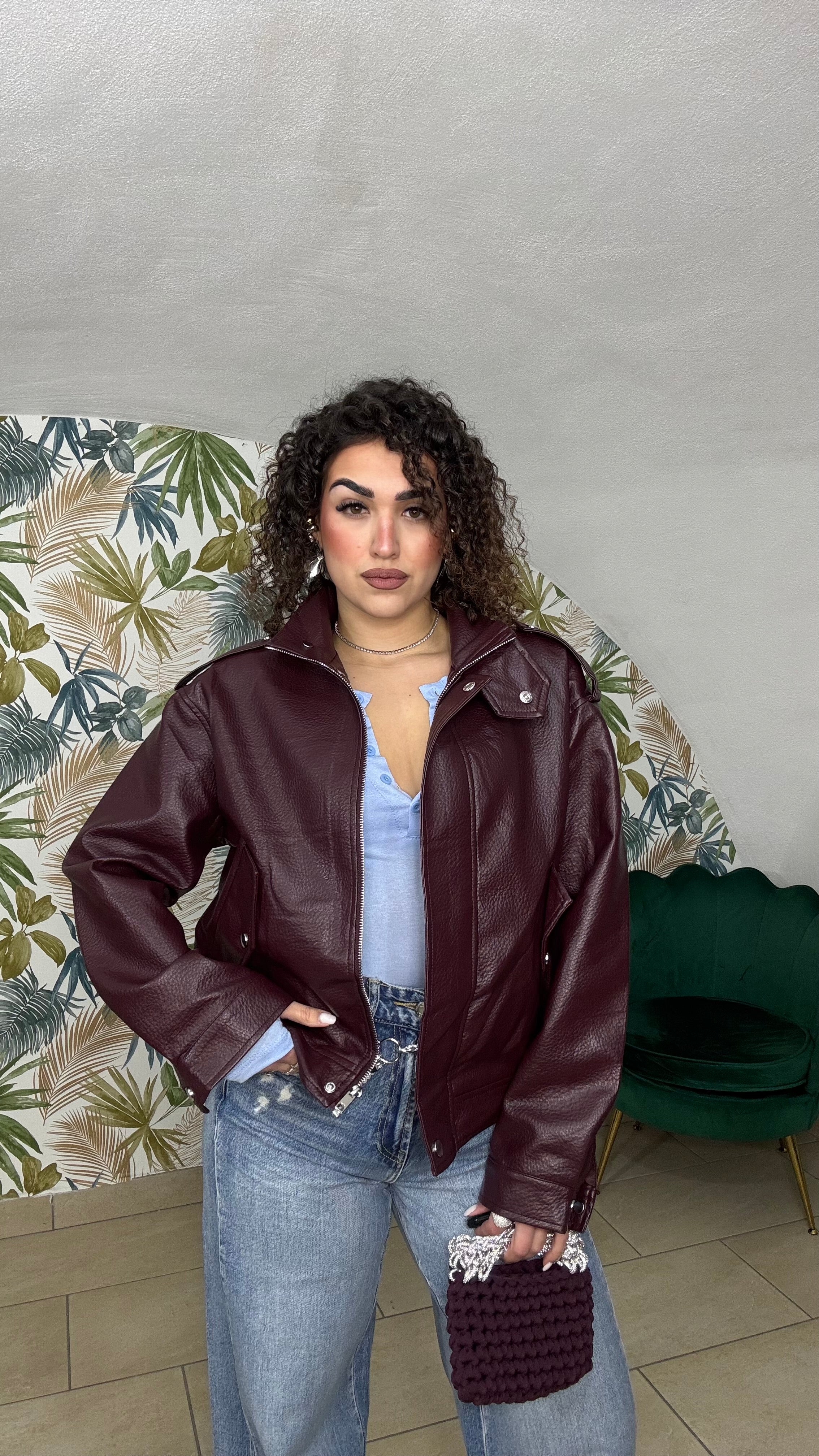 Giacca Grace Bordeaux