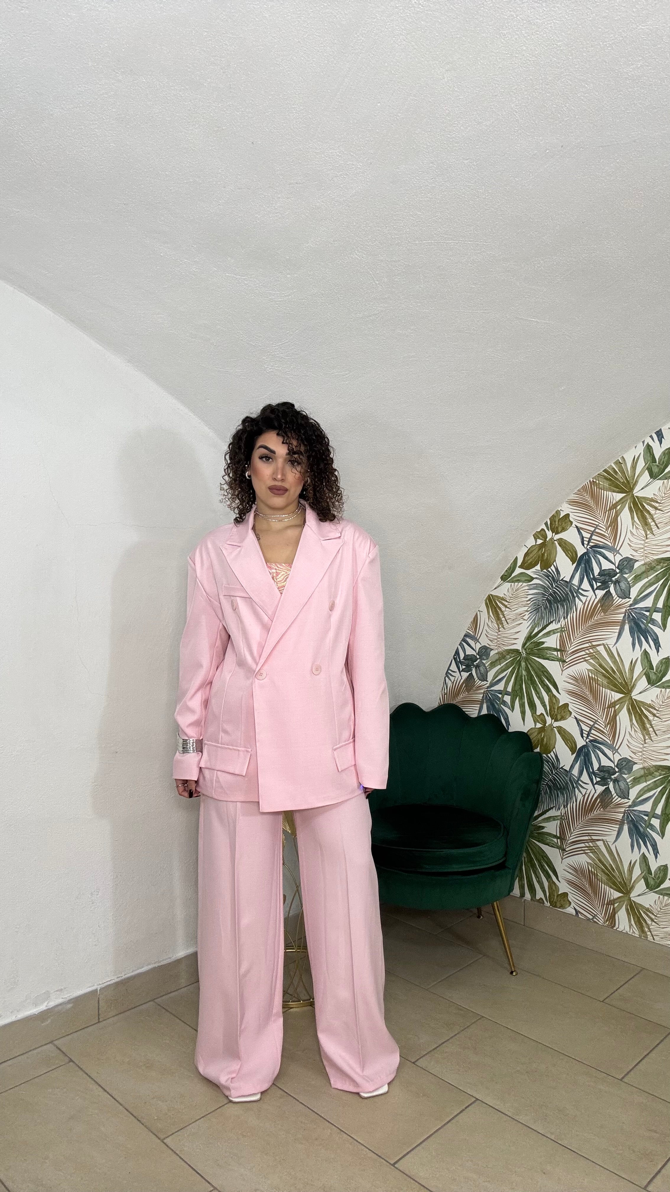 Tailleur doppio petto over