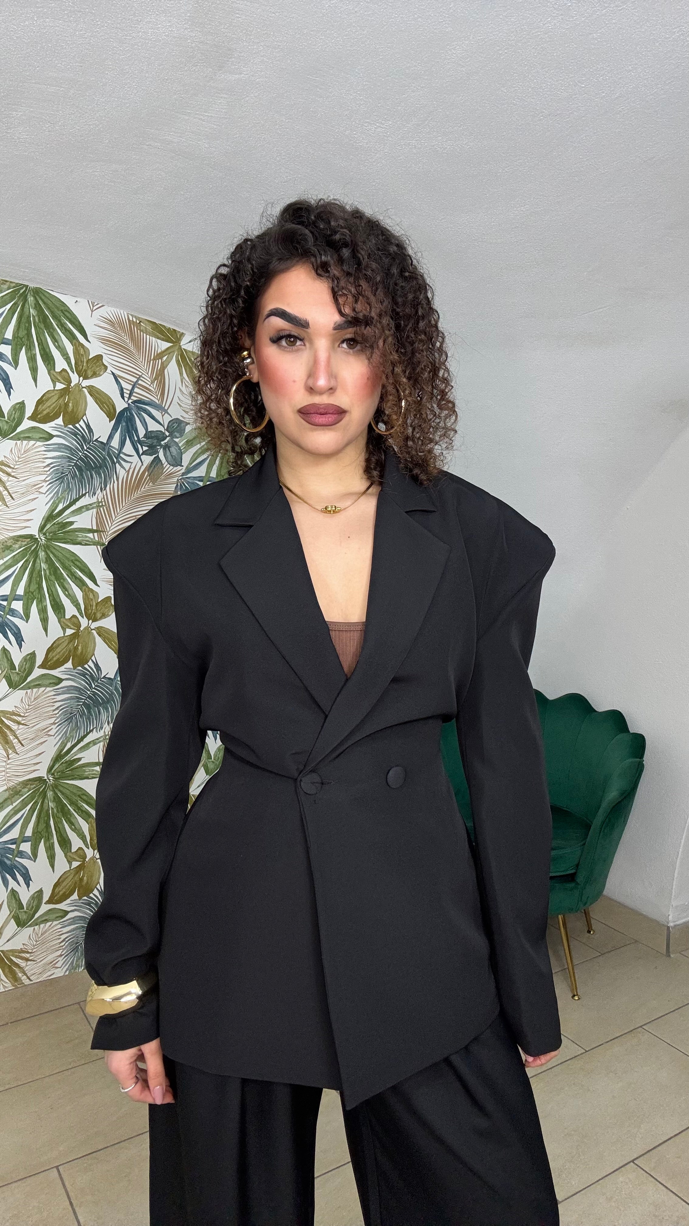 Blazer Spalla Strutturata