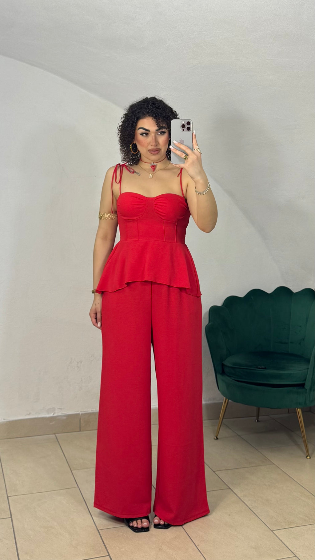 Coordinato in Lino Melany