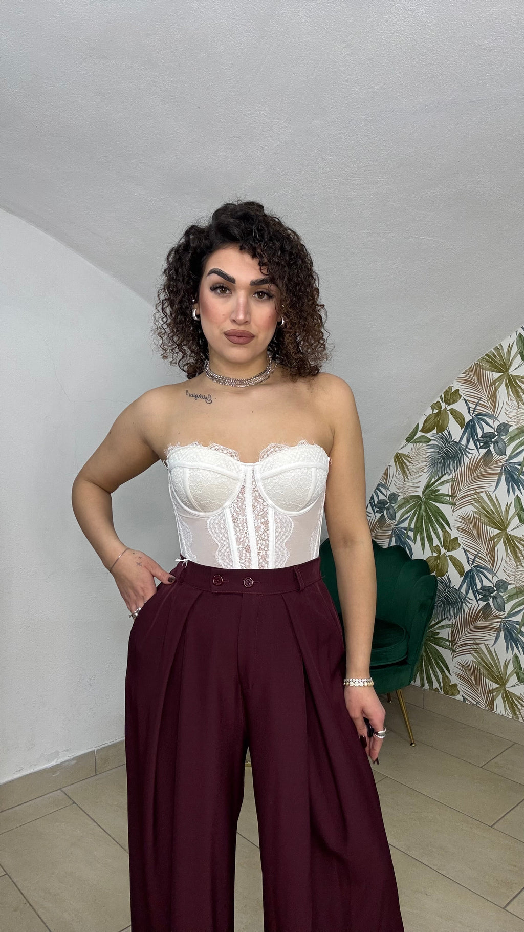 Corsetto in pizzo