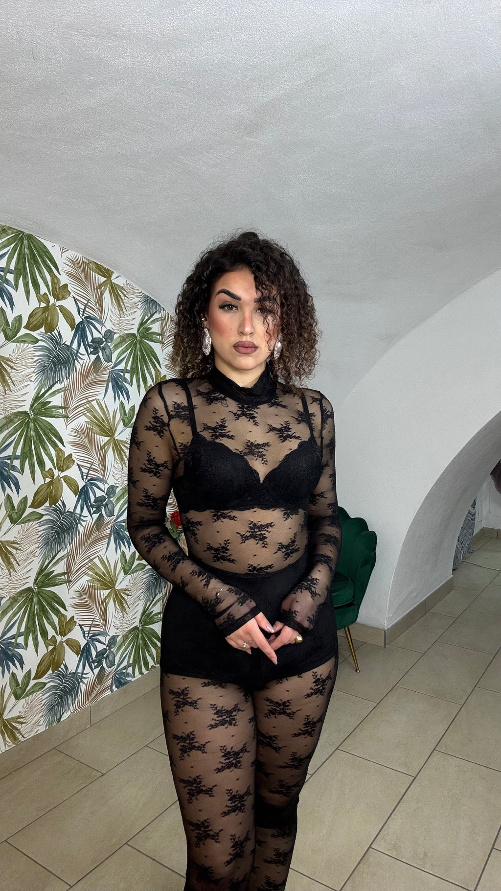 Jumpsuit In Pizzo