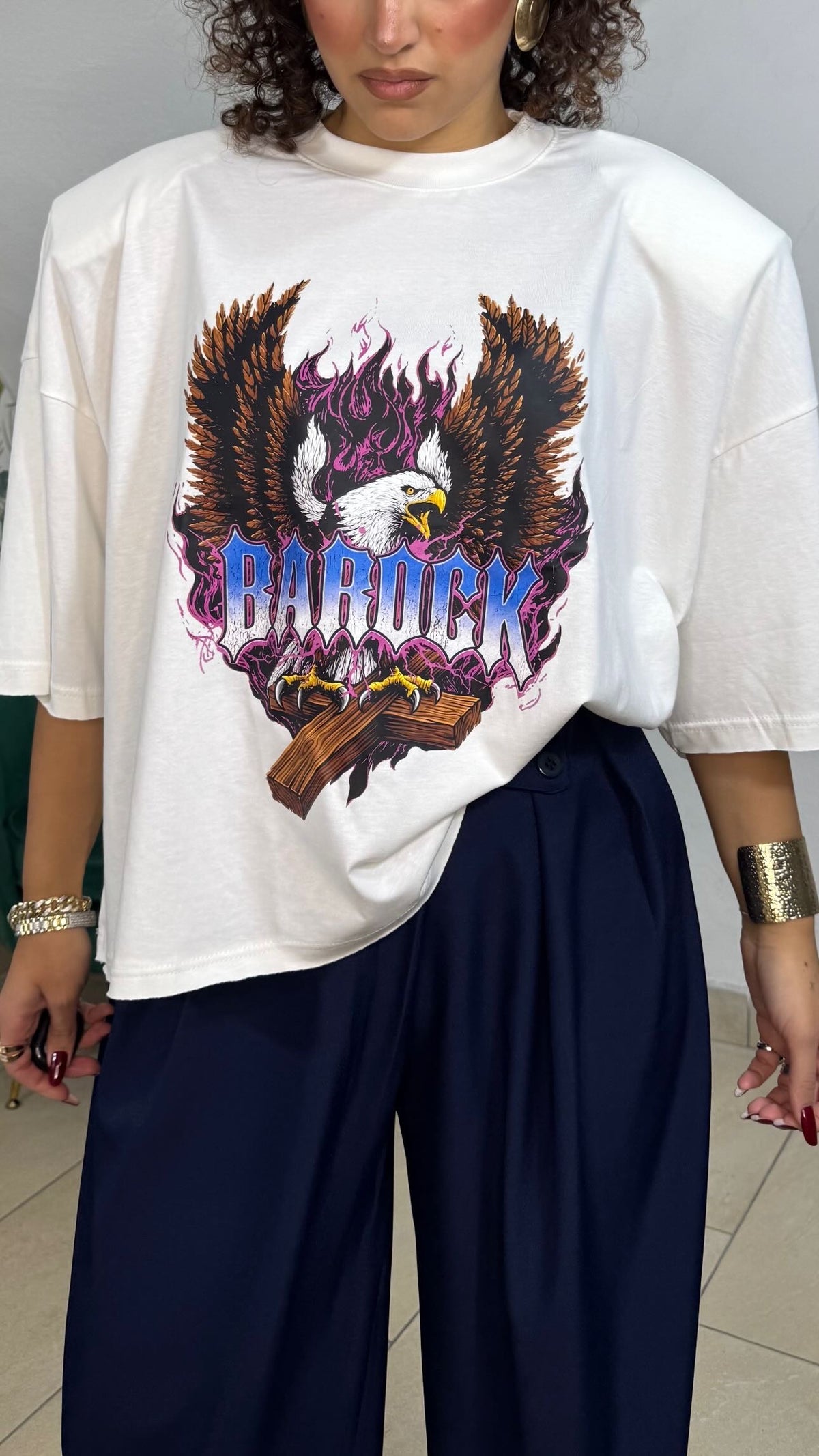 T-shirt Aquila Barock