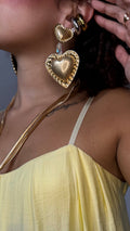 Orecchini Triplo Cuore