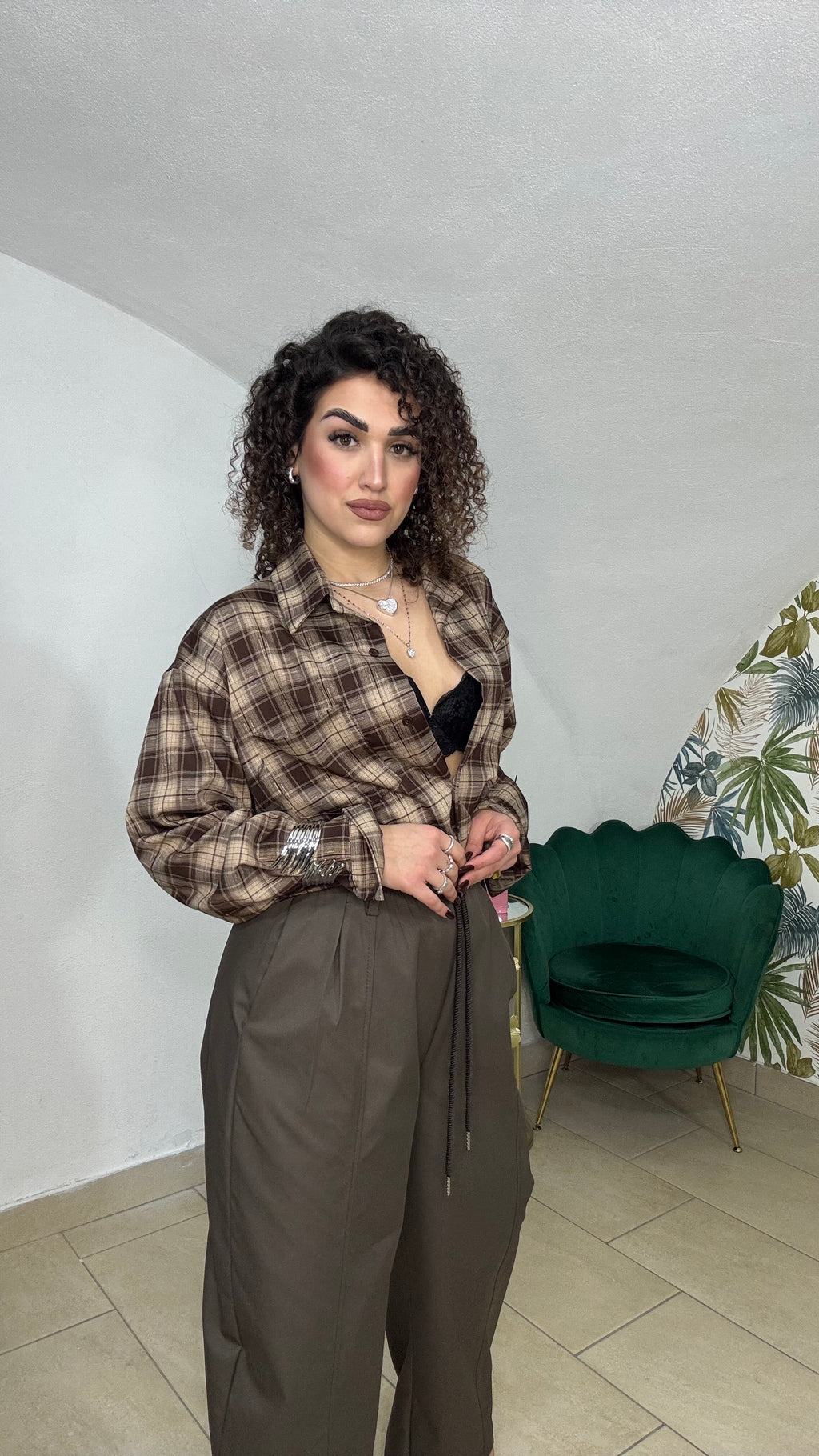 Camicia a quadri