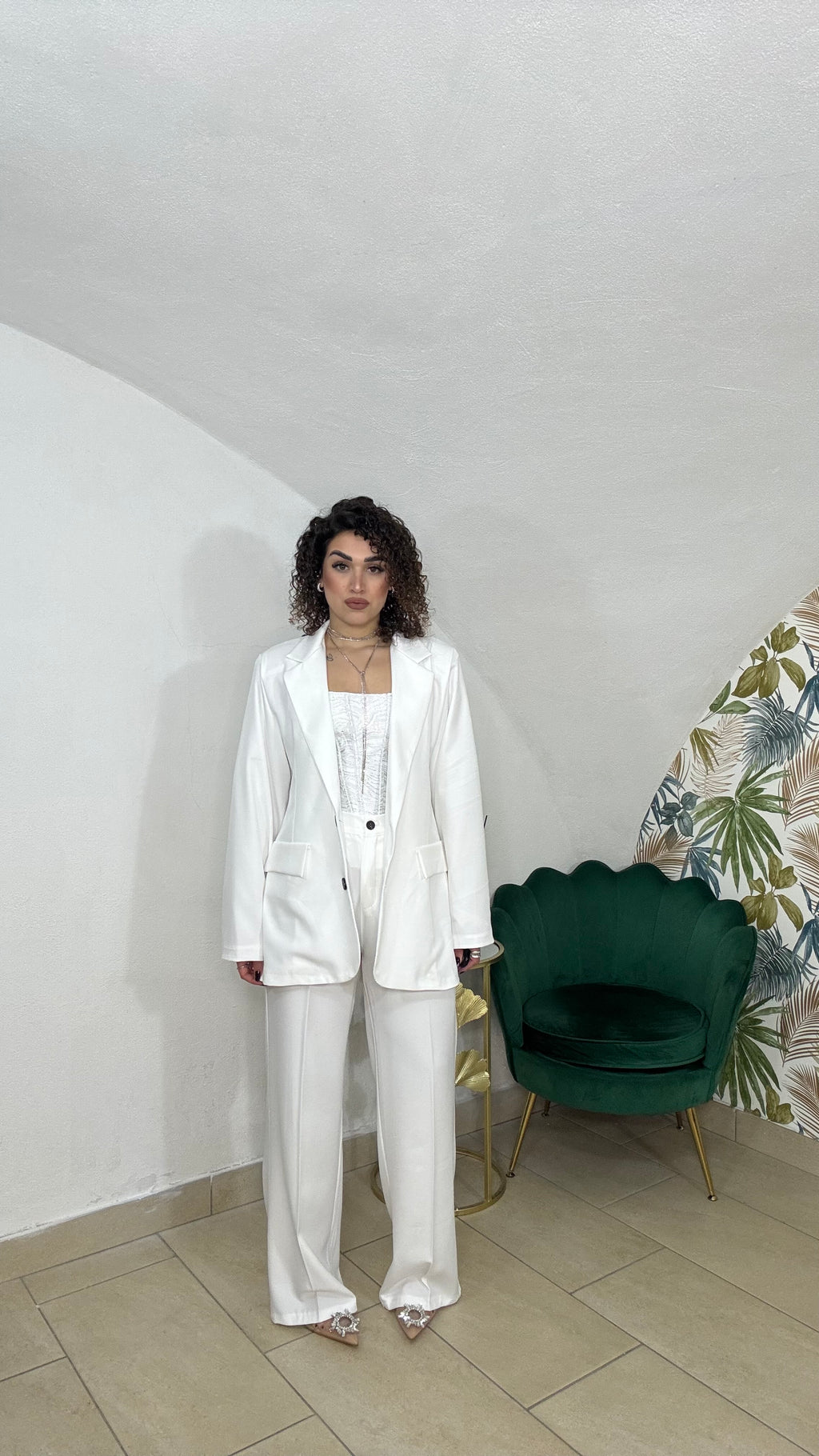 Tailleur White